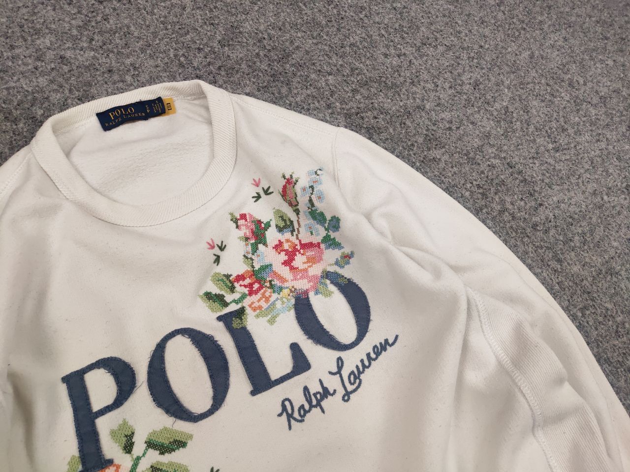 Polo Ralph Lauren Polo ralph lauren embroidered Crew Chek Sweatshirt Y2K Style Size S / US 4 / IT 40 - 7 Thumbnail