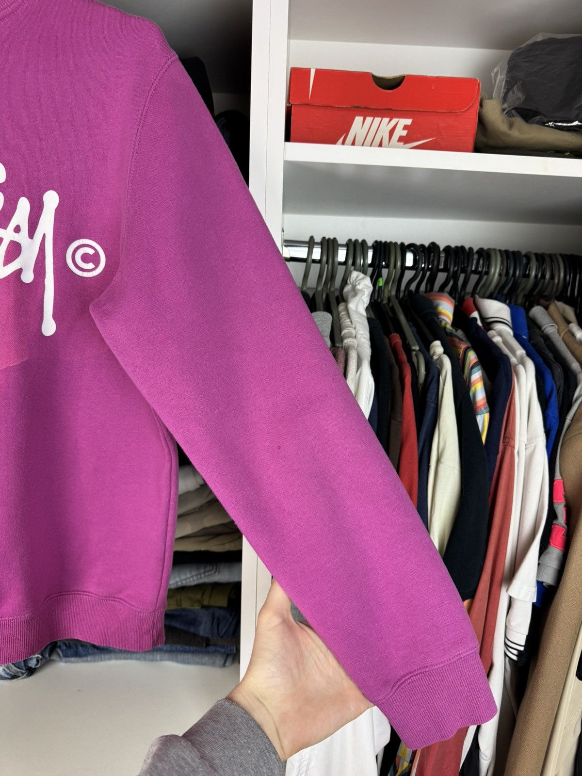 Stussy Stussy Basic Logo Crewneck Sweatshirt Graphic Pullover Size US S / EU 44-46 / 1 - 11 Thumbnail