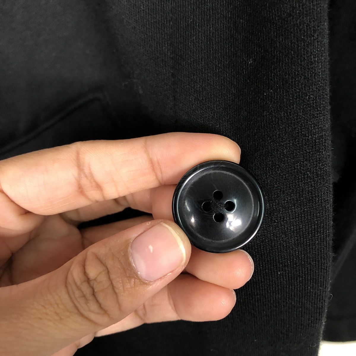Japanese Brand 📌Rich Black Vintage Cardigan Jacket Uniqlo Undercover Size US M / EU 48-50 / 2 - 17 Thumbnail