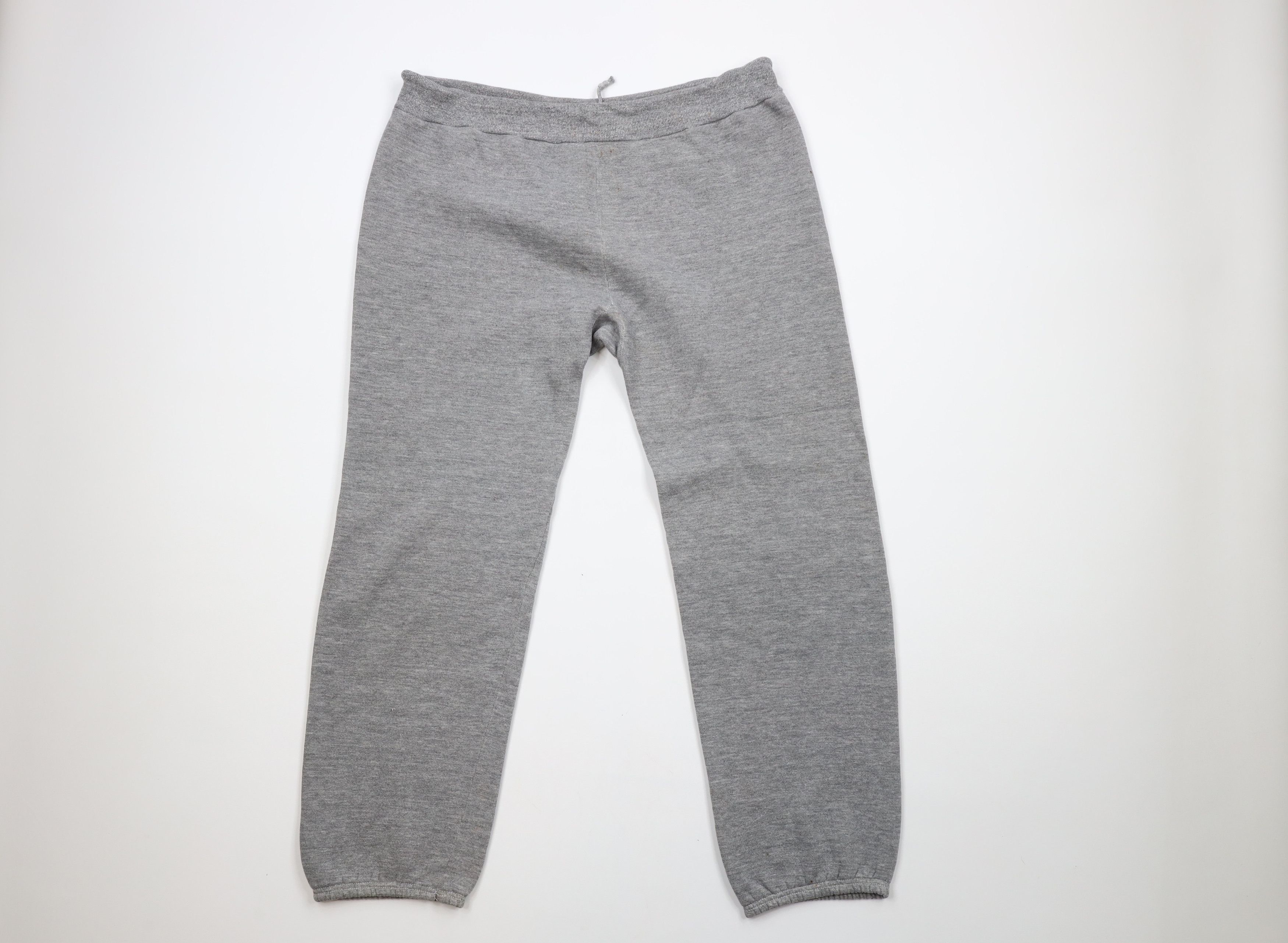 Image of Vintage 60S 70's Streetwear Triblend Sweatpants Gray Usa in Grey, Men's (Size 36)