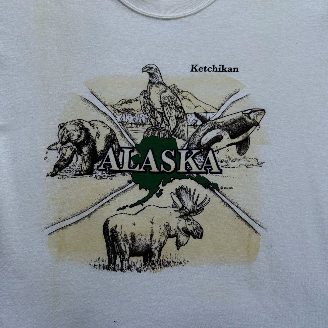 Other Ketchikan AK Del Sol Four Animals Graphic Tee White Size M Size US M / EU 48-50 / 2 - 3 Thumbnail