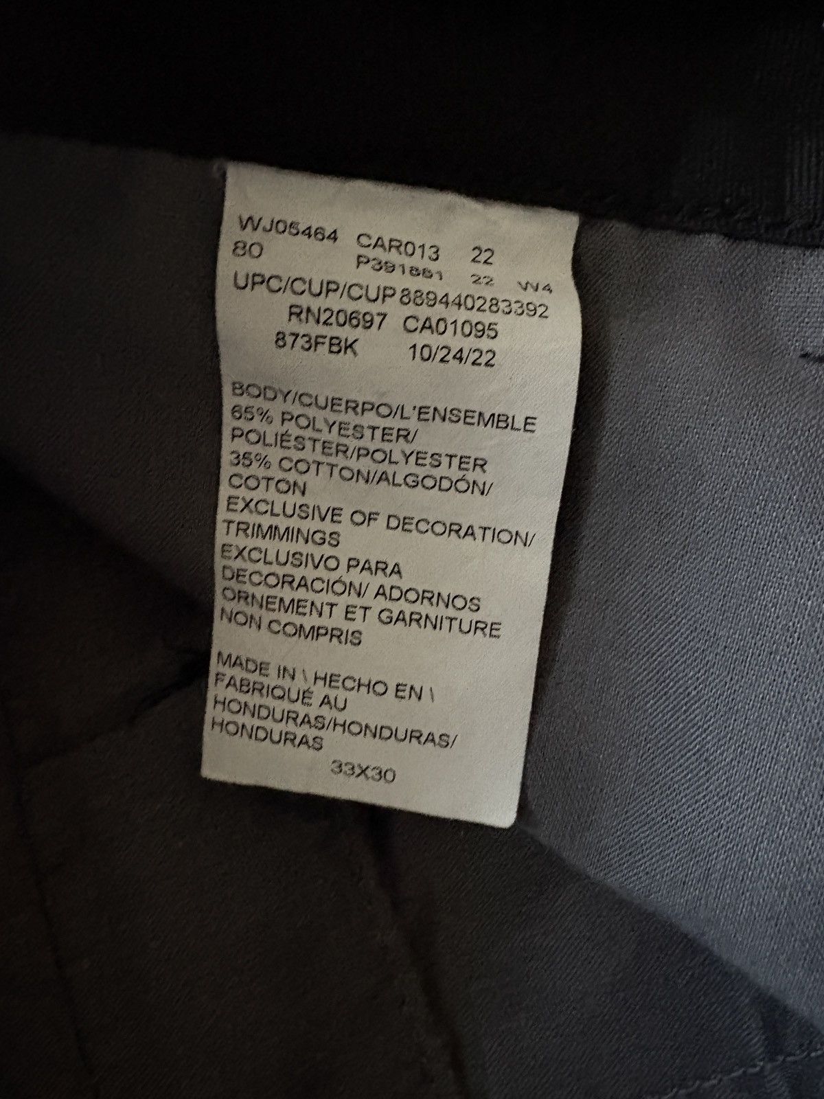 Dickies black slim fit 874 dickies stretch Size US 33 - 3 Thumbnail