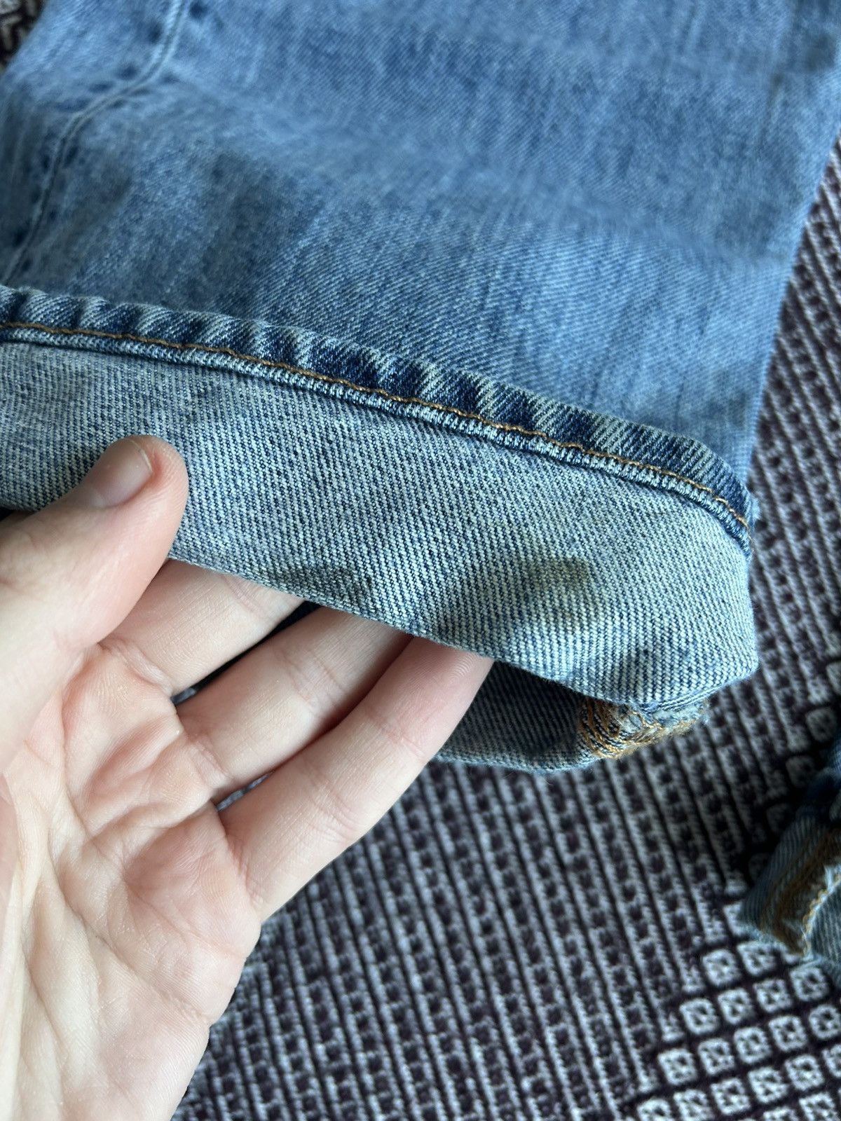Levi's Vintage Levis 501 Solid Denim Jeans Faded Size W34 Baggy Fit Size US 34 / EU 50 - 12 Thumbnail