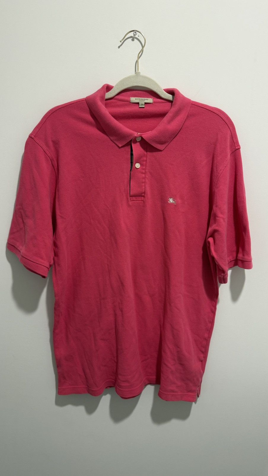 Burberry Vintage Burberry Nova Check Polo Shirt Size US L / EU 52-54 / 3 - 1 Thumbnail