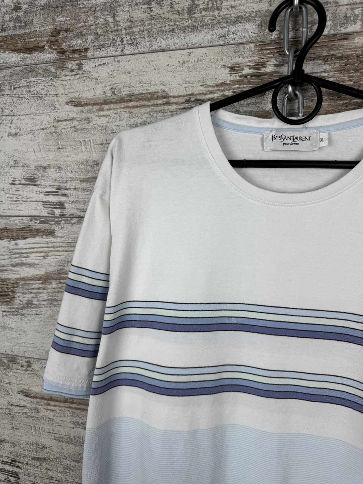 Vintage × Yves Saint Laurent Vintage Yves Saint Laurent YSL T-shirt summer CandysCall 90s Size US XL / EU 56 / 4 - 4 Thumbnail
