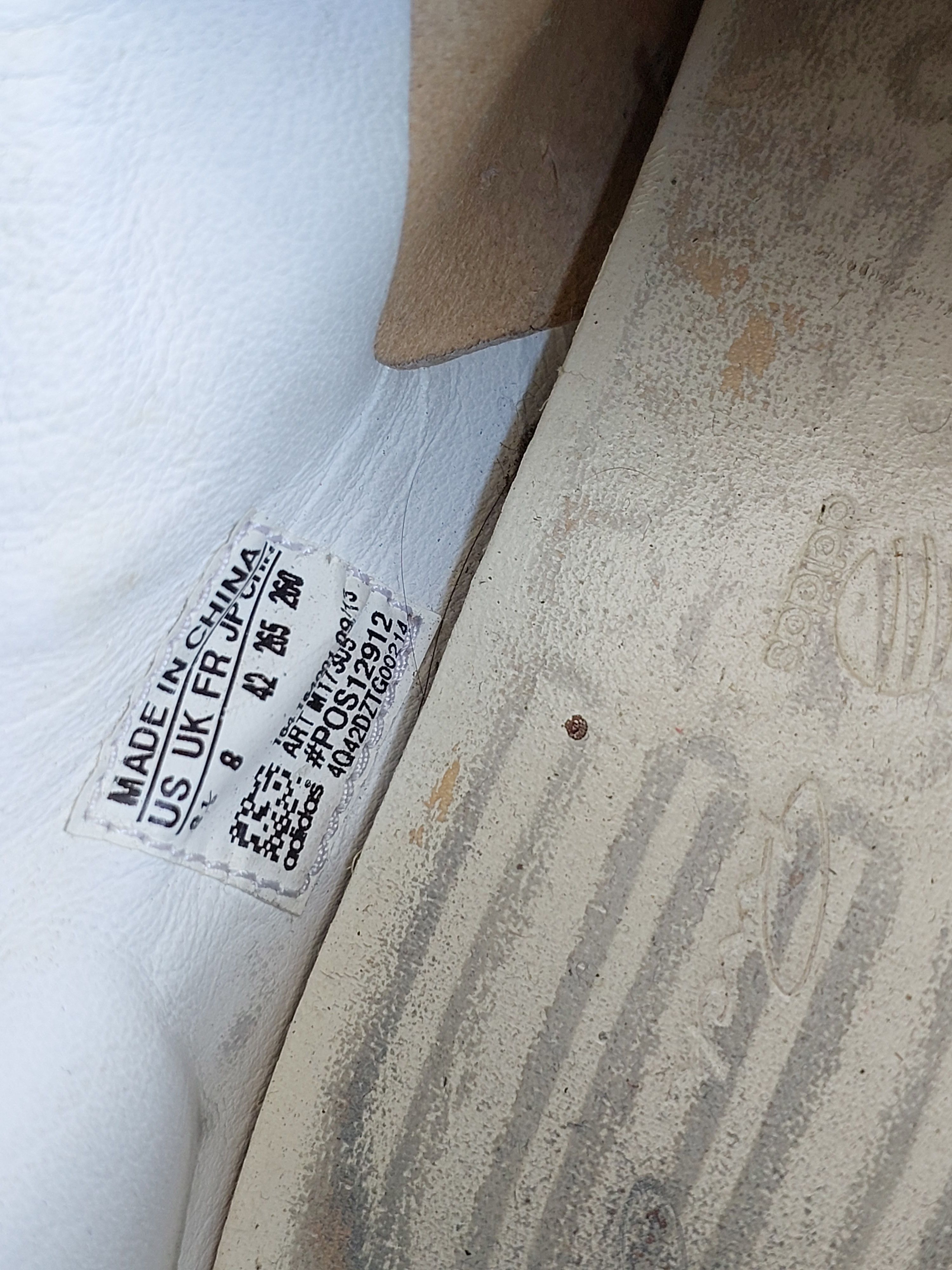 Adidas × Rick Owens Adidas x Rick Owens 'Ro Runner' sneaker in cream leather. Size US 9 / EU 42 - 11 Thumbnail
