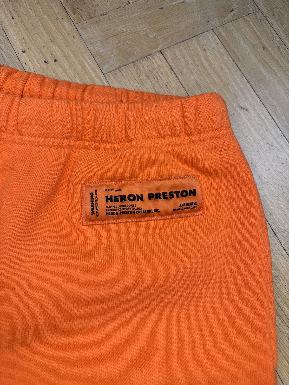 Heron Preston HERON PRESTON ORANGE “STYLE” SWEATPANTS Size US 32 / EU 48 - 5 Thumbnail
