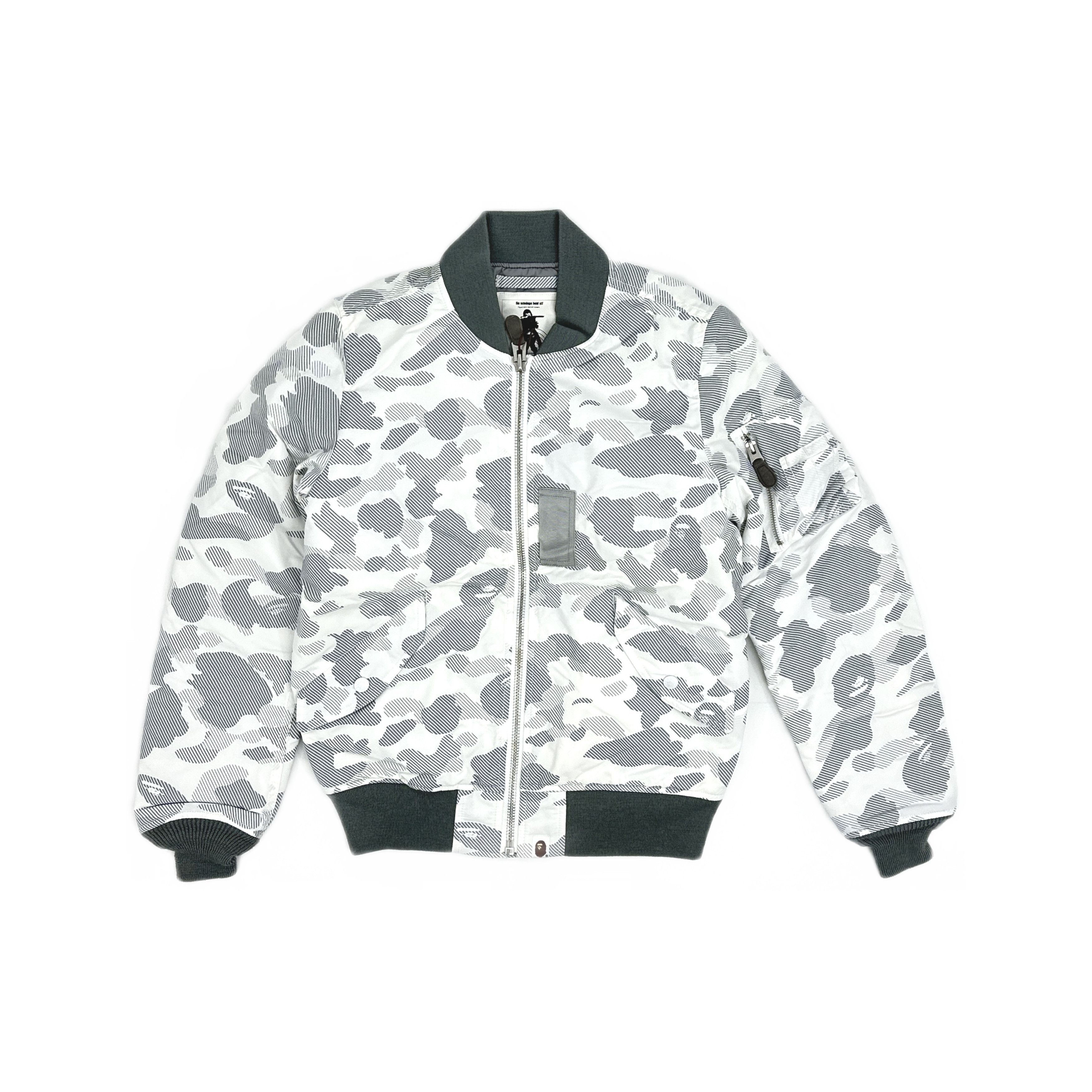 Bape A Bathing Ape Camo Pattern Bomber Jacket Size S Size US S / EU 44-46 / 1 - 1 Thumbnail