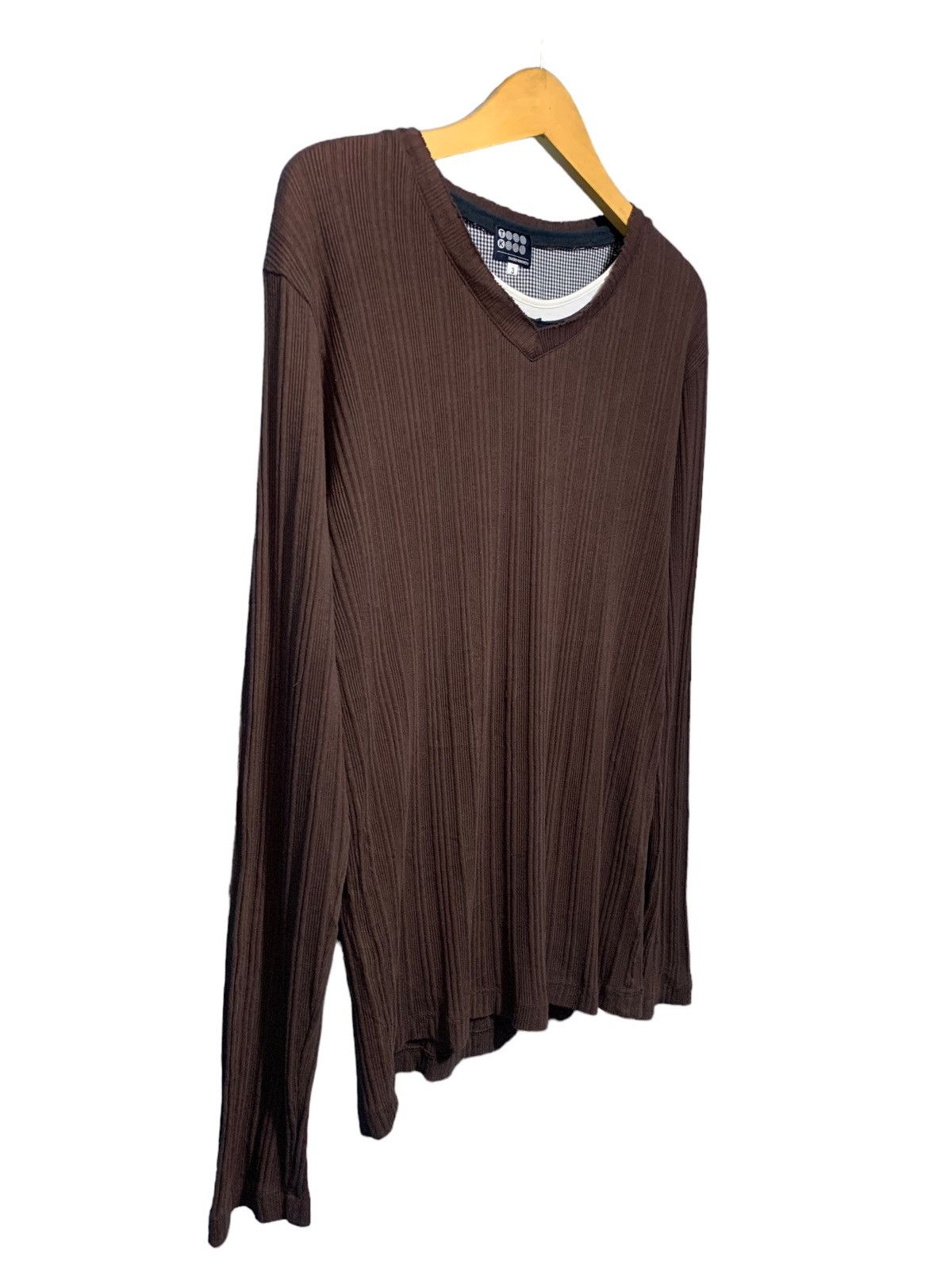 Takeo Kikuchi Y2k Takeo kikuchi triple layer neck gothic ribbed longsleeve Size US M / EU 48-50 / 2 - 2 Thumbnail