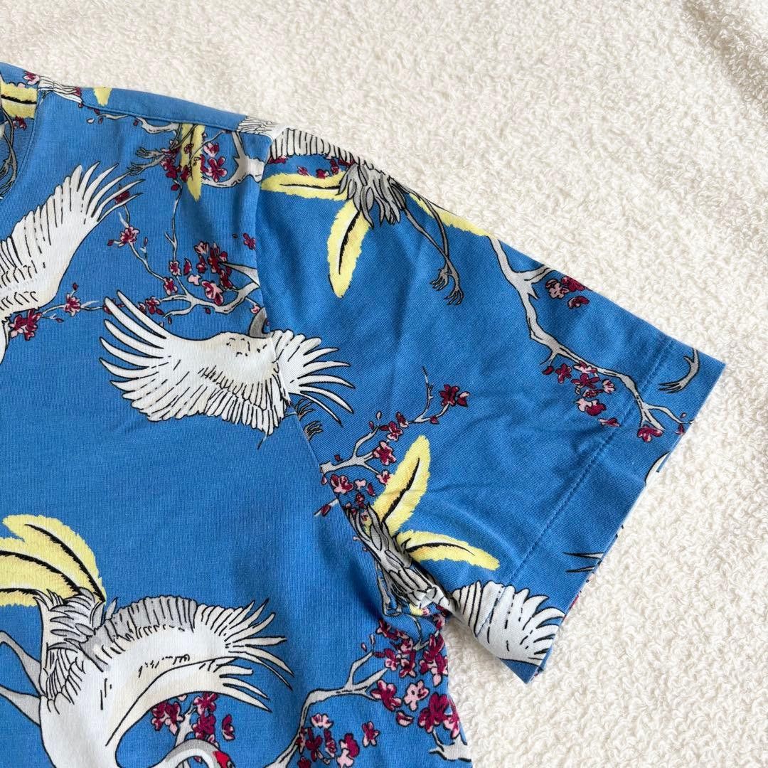 Louis Vuitton Louis Vuitton Crane Print Short Sleeve T-Shirt Blue Size US M / EU 48-50 / 2 - 4 Thumbnail