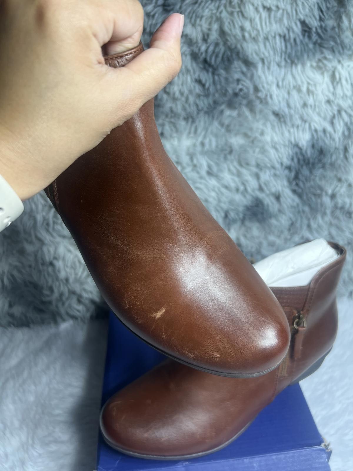 Rockport Rockport Carly Bootie Brown Leather Ankle Boots Size 10M Size US 10 / IT 40 - 6 Thumbnail