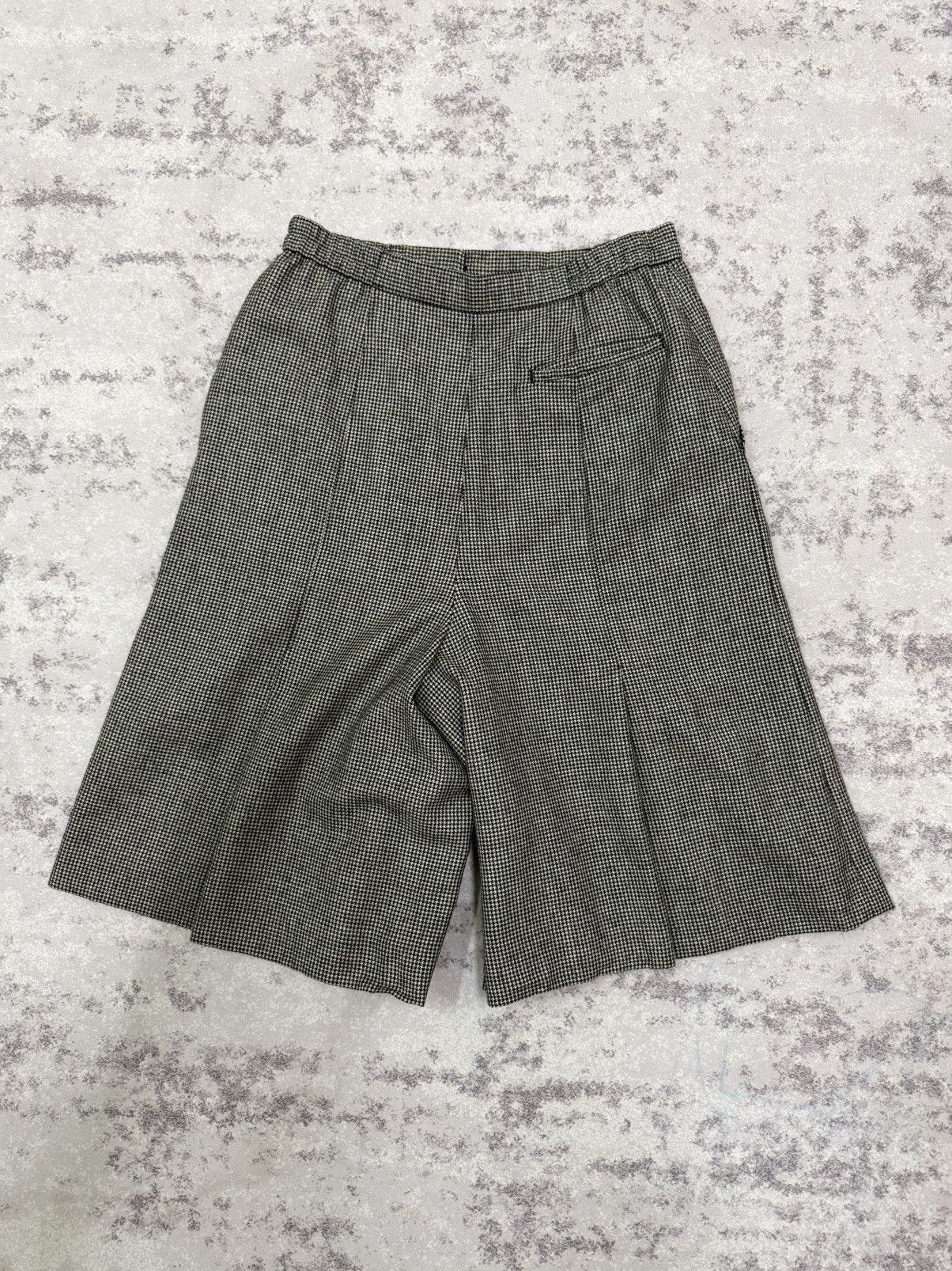 Ellesse Vintage Ellesse Golf Wide Leg Plated Wool Short Pants Size 26" / US 2 / IT 38 - 12 Thumbnail
