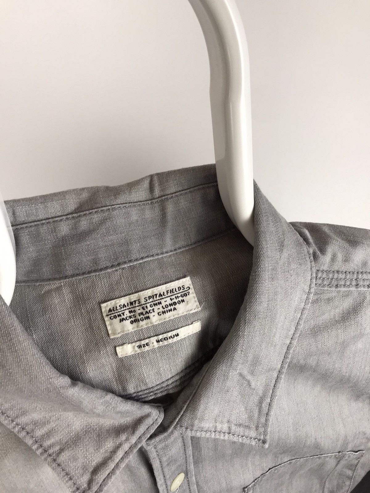 Allsaints All Saints Spitalfields Origin HS Shirt Size US M / EU 48-50 / 2 - 3 Thumbnail