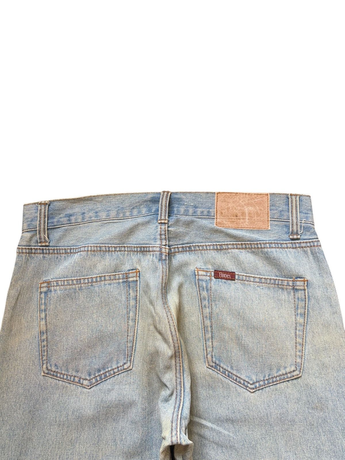 Hanes Vintage Hanes Mud Wash Distressed Loose Jeans Size US 31 - 4 Thumbnail