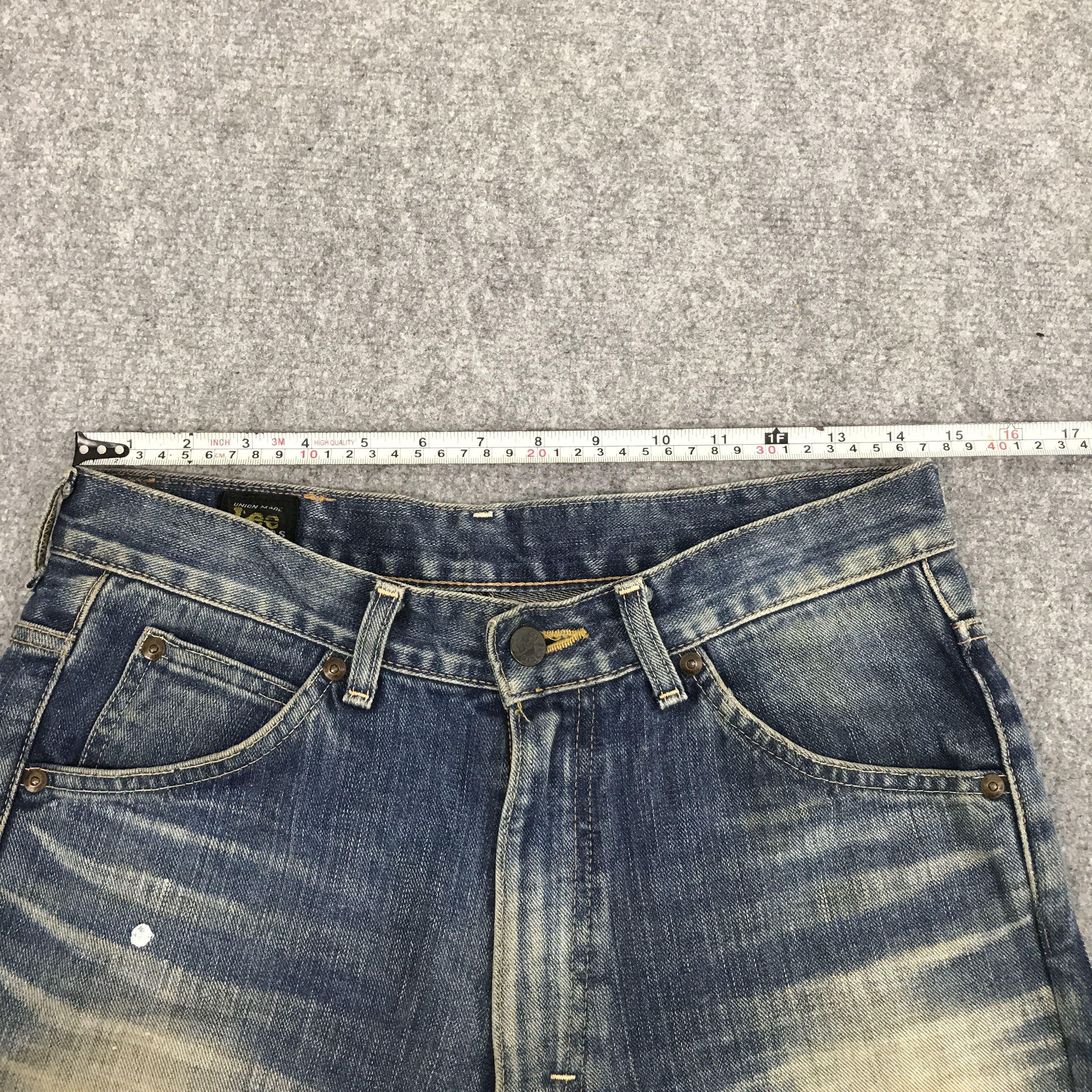 Japanese Brand × Lee Denim Blue faded Lee Japan Rusty style Denim Jeans pants Size US 29 - 9 Thumbnail