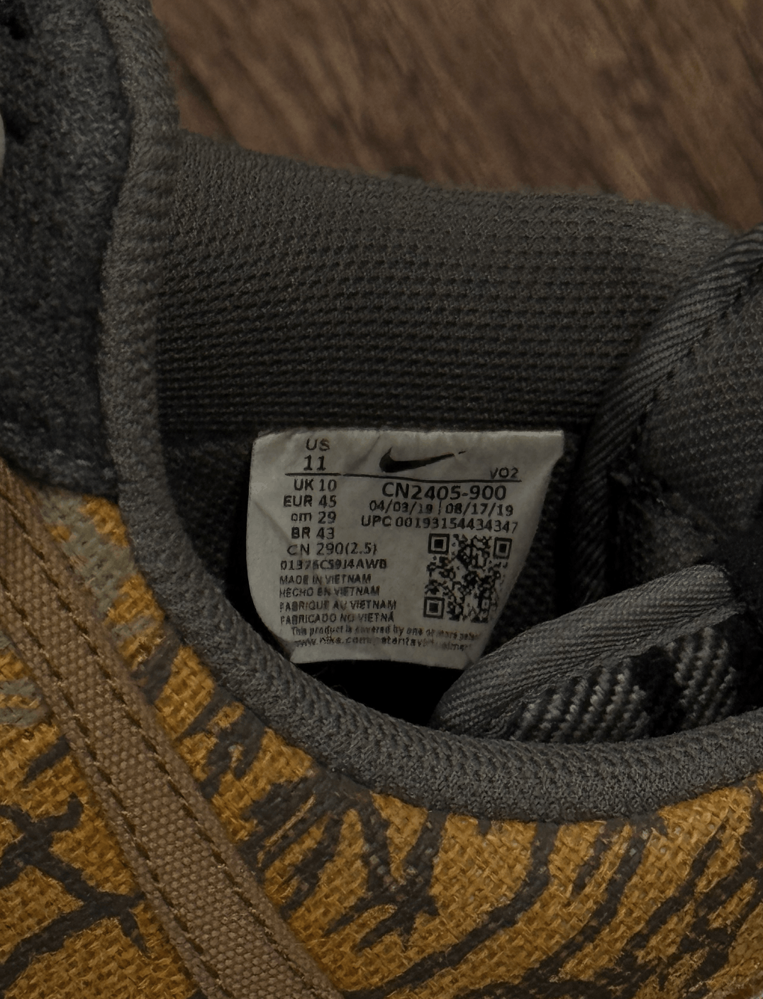 Nike × Travis Scott Travis Scott x Air Force 1 Low 'Cactus Jack' Size US 11 / EU 44 - 5 Thumbnail