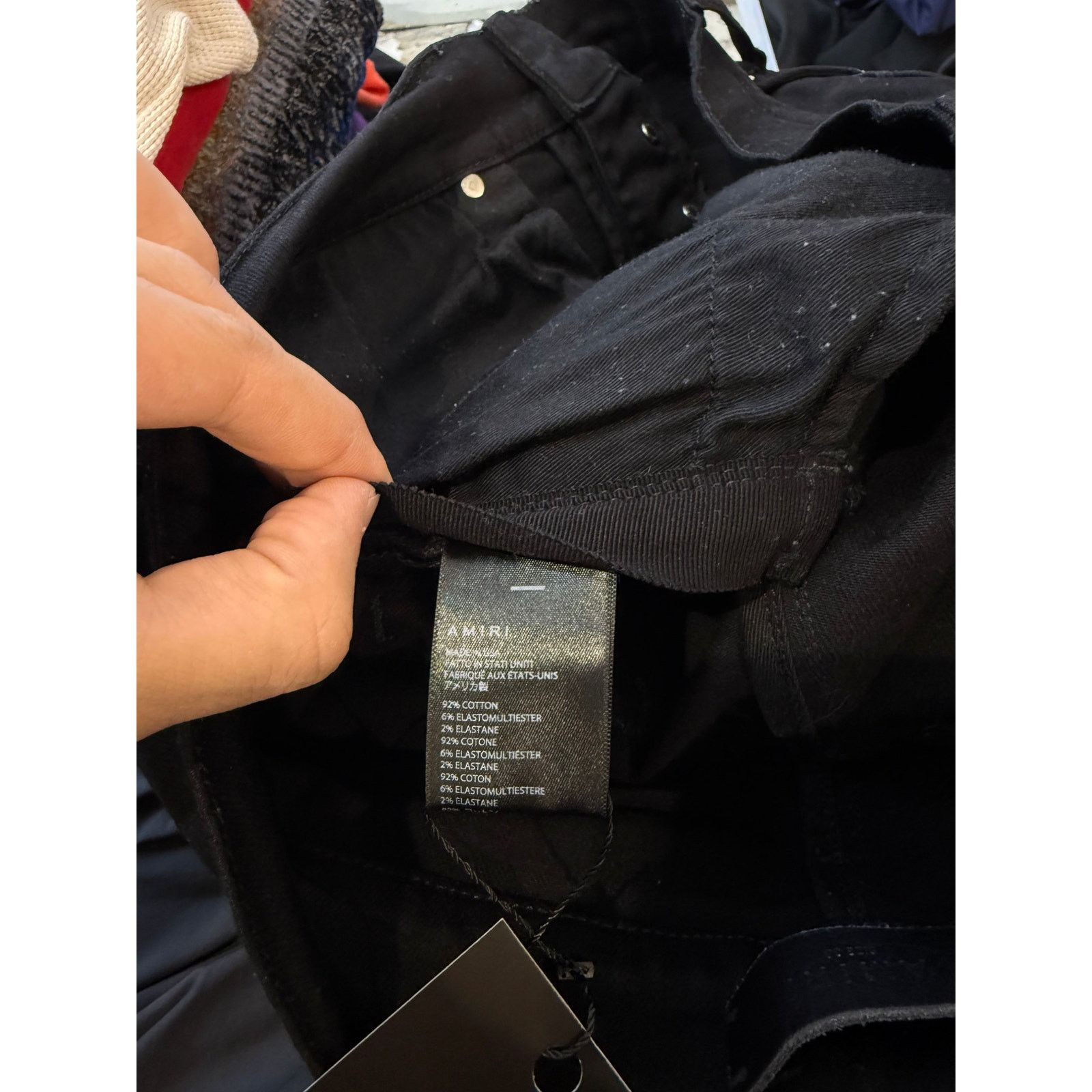 Amiri Amiri Black Thrasher Jeans Black Used 36 Size US 36 / EU 52 - 4 Thumbnail
