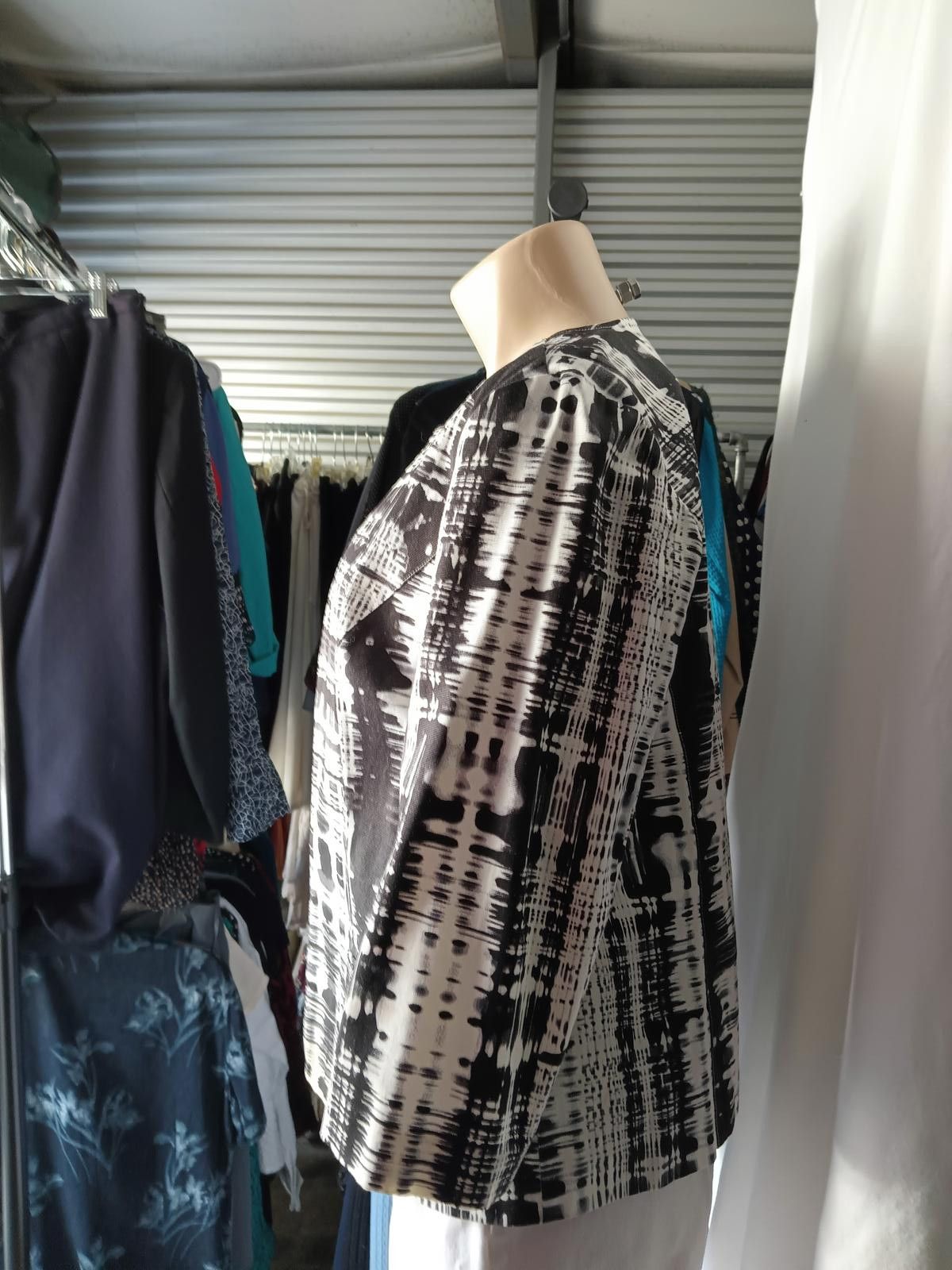 Chicos Chico's Women's Artistic Print Jacket Size S / US 4 / IT 40 - 2 Thumbnail