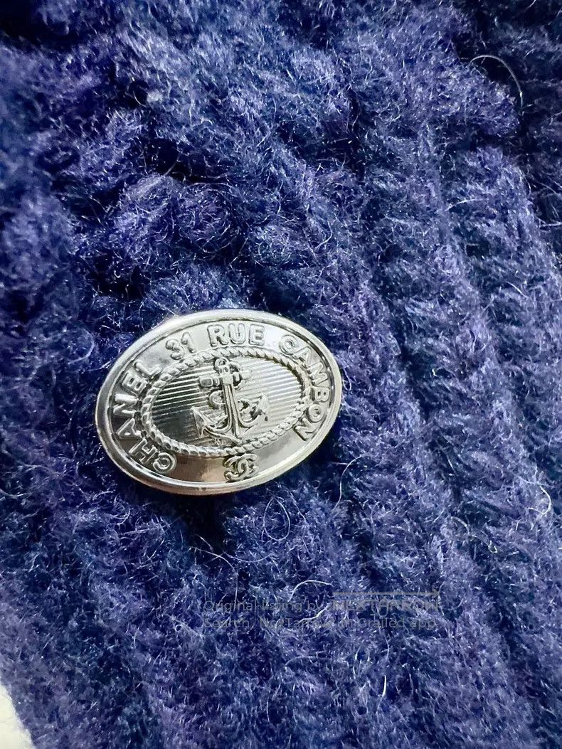 Chanel Chanel Hamburg series dark blue anchor sweater Size XS / US 0-2 / IT 36-38 - 2 Thumbnail