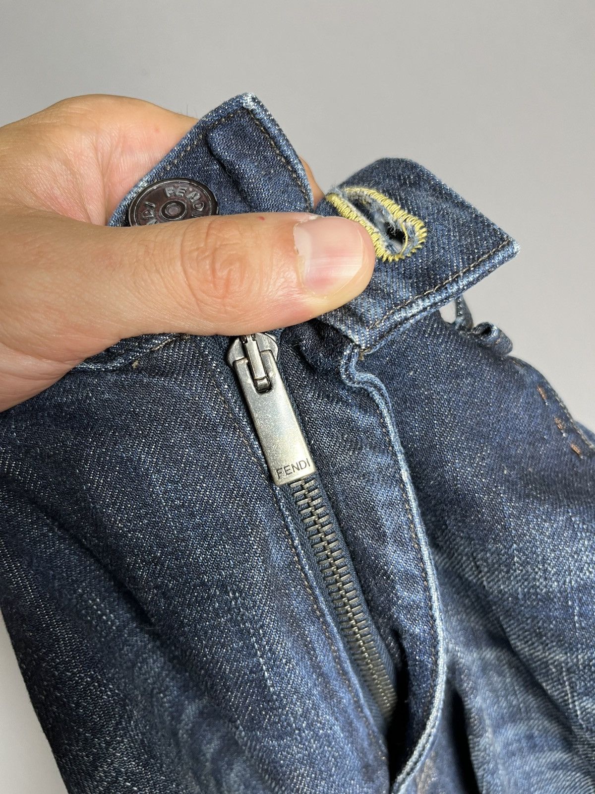 Fendi fendi selleria denim jeans mens blue pants Size US 31 - 7 Thumbnail