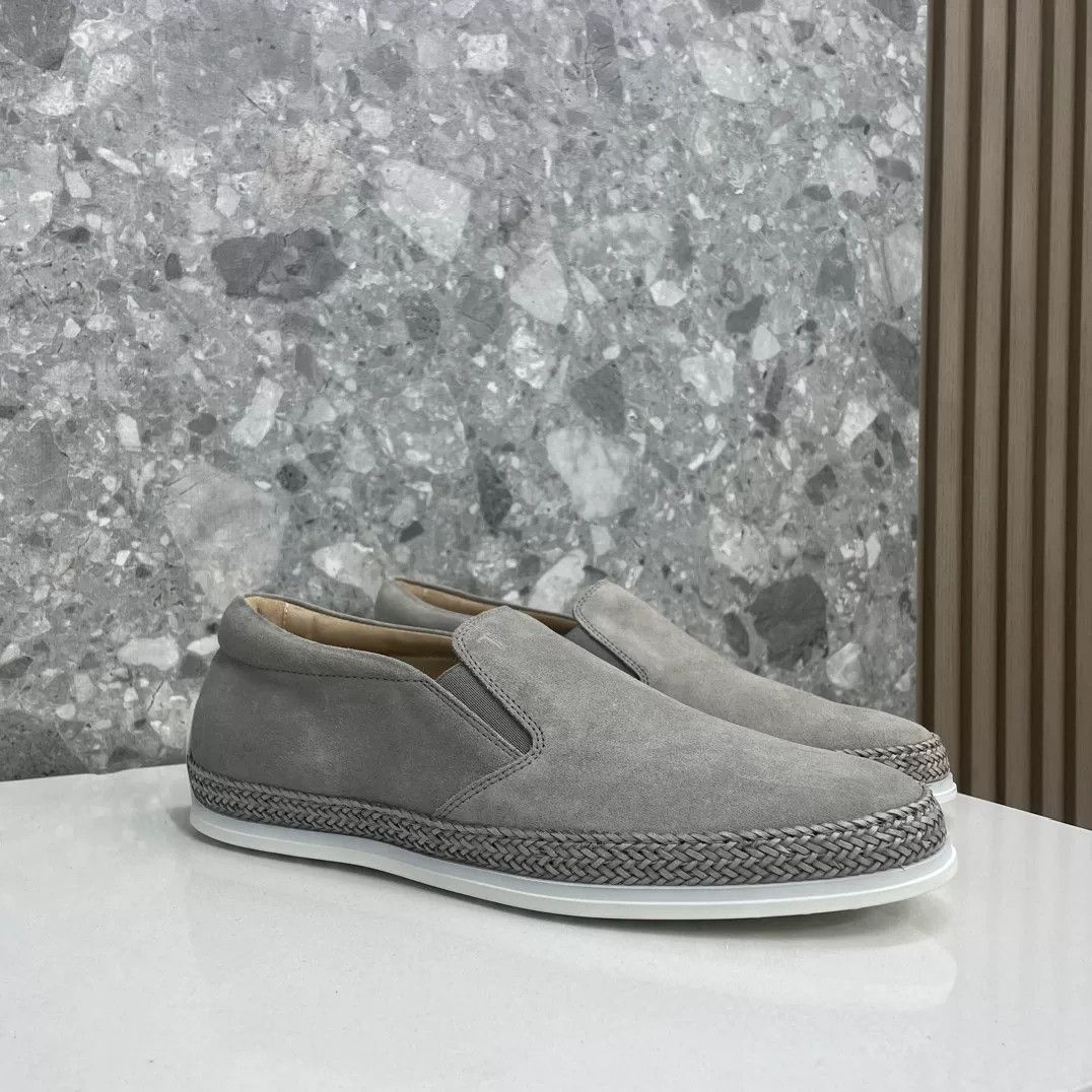 Tod's Tods 2023 Spring/Summer Woven Suede Loafers Size US 6 / EU 39 - 1 Thumbnail