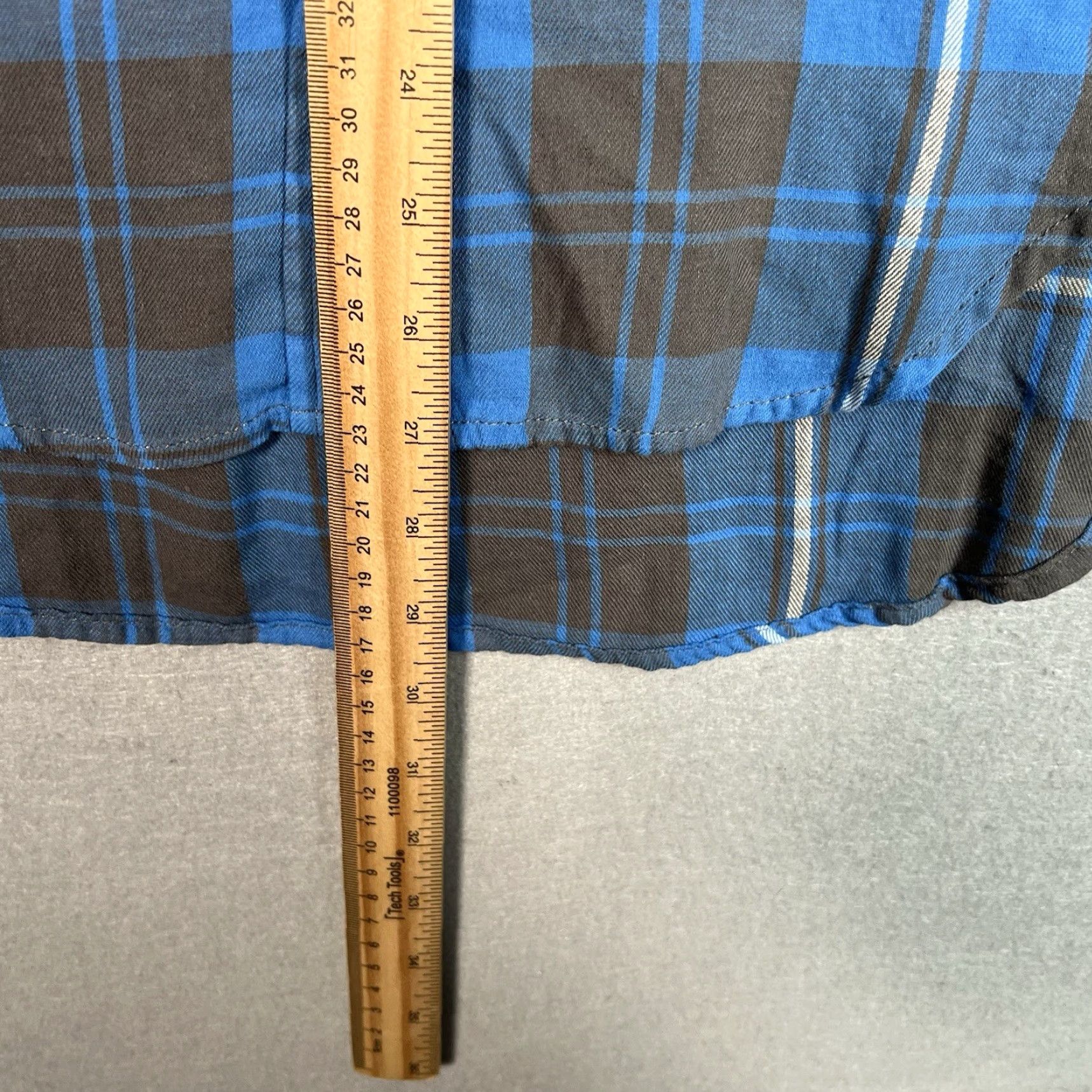 Ralph Lauren VINTAGE Denim & Supply Ralph Lauren Plaid Button-Up Shirt Womens XS Blue Long Sleeve, Collared, Classic Fit Size XS / US 0-2 / IT 36-38 - 3 Thumbnail