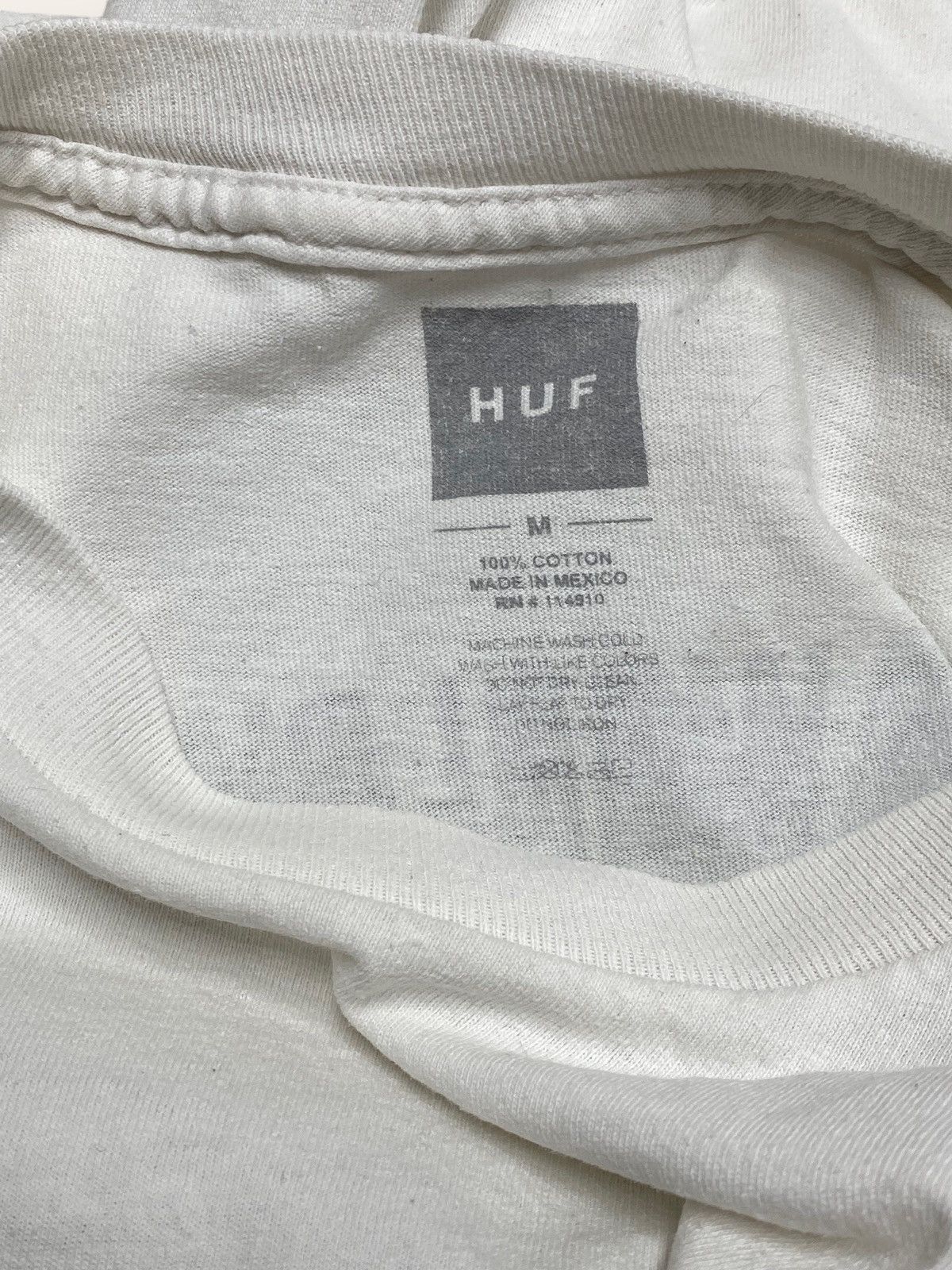 Huf Vintage HUF Big Logo Disorder Longsleeve Tee Shirt Y2K Size US S / EU 44-46 / 1 - 5 Thumbnail