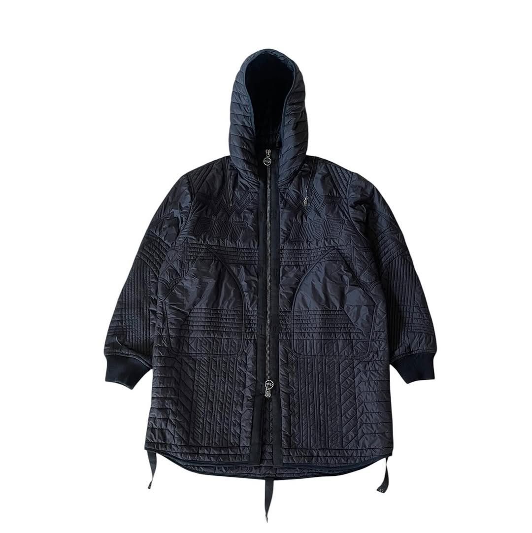 Diesel Black Gold DIESEL BLACK GOLD Embroidered W-PAR-Quilted Black Jacket Size US S / EU 44-46 / 1 - 1 Thumbnail