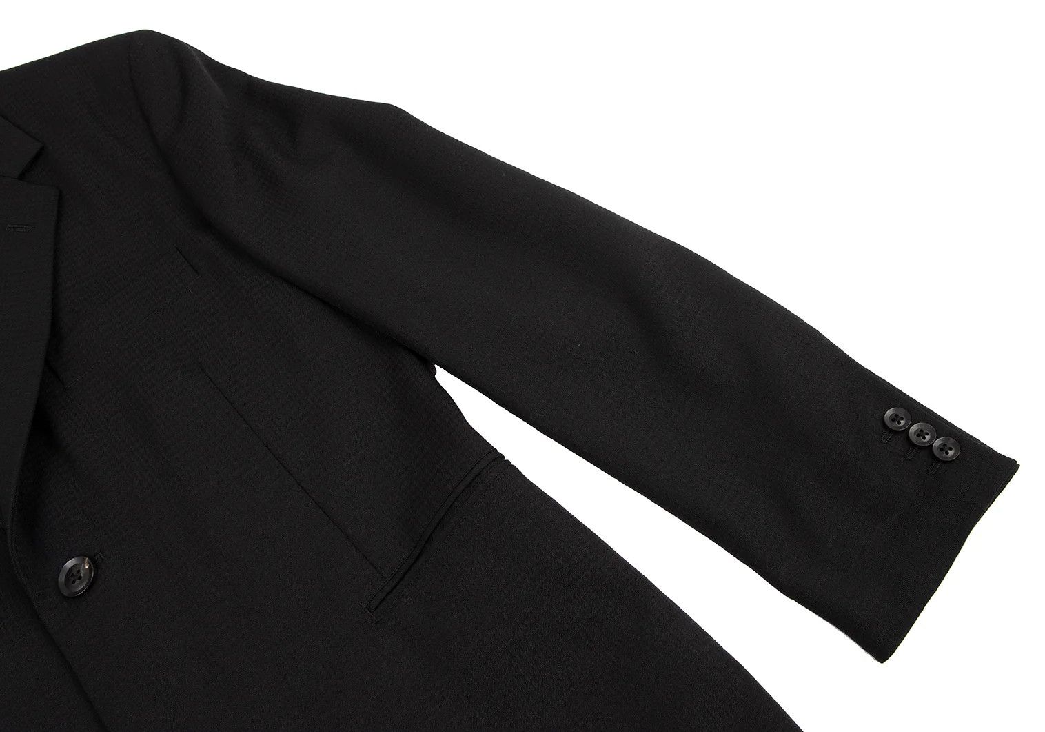 Yohji Yamamoto Yohji Yamamoto Costume Shadow Check Jacket Black 2 Size US M / EU 48-50 / 2 - 5 Thumbnail