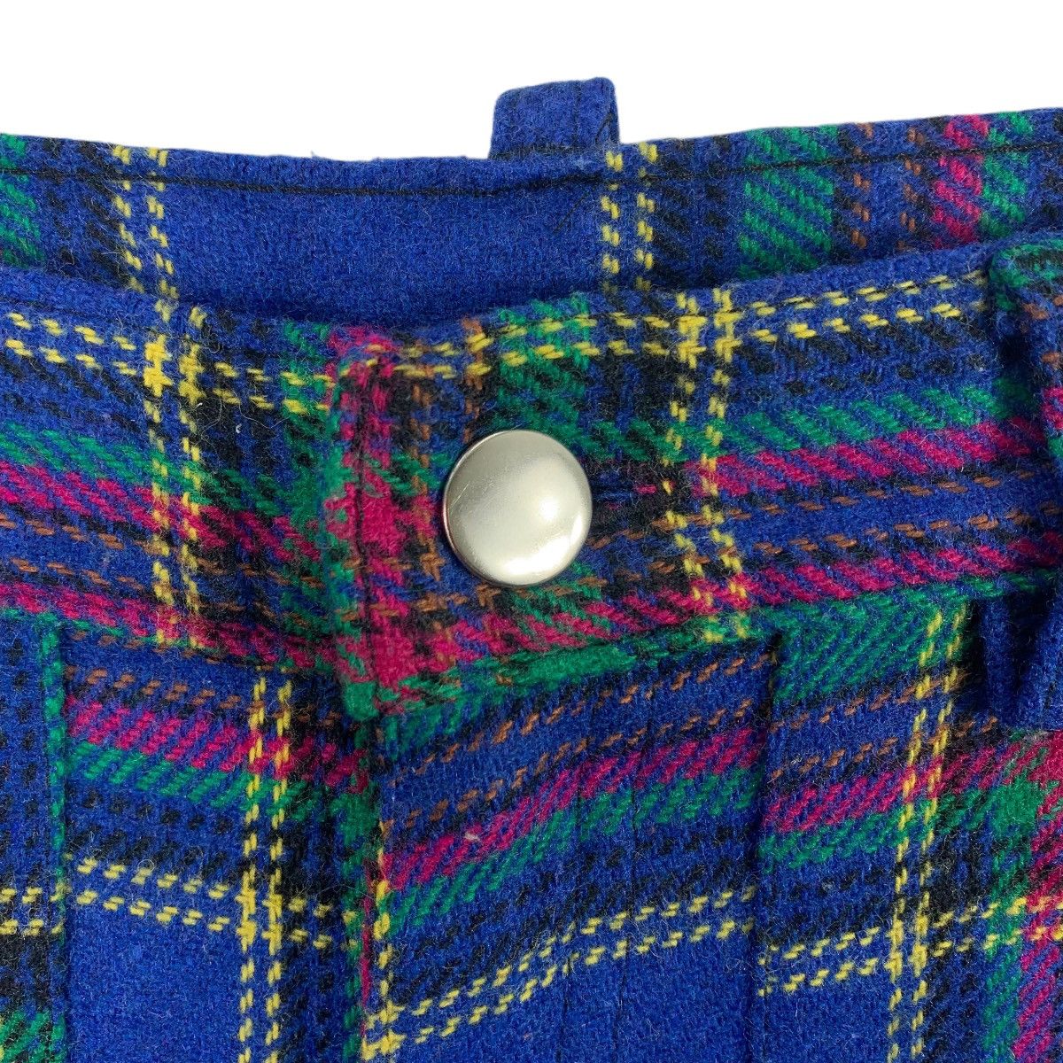 Seditionaries × Vintage Vintage TIGER OF LONDON blue tartan plaid zip bondage pants Size US 29 - 5 Thumbnail