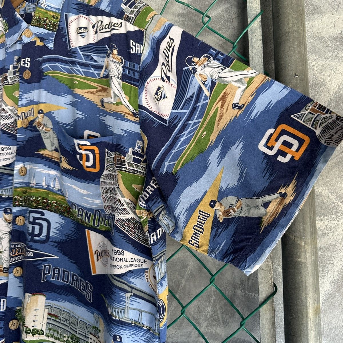 Reyn Spooner Reyn Sports San Diego Padres Mens Large MLB Baseball Size US L / EU 52-54 / 3 - 5 Thumbnail