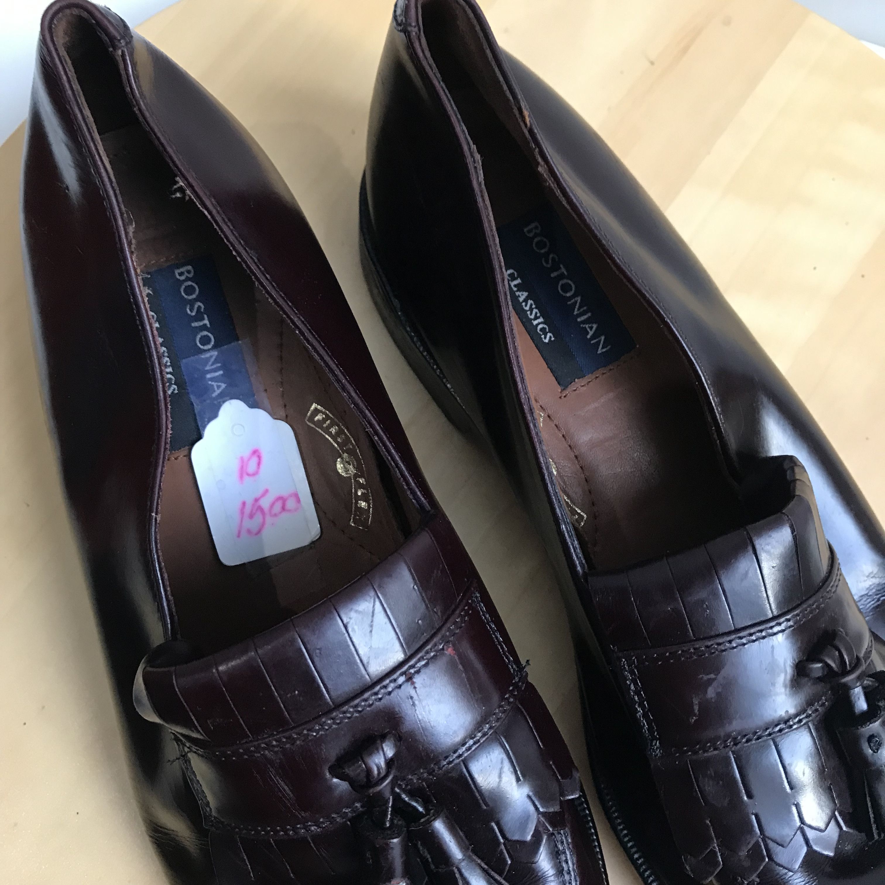 Bostonian × Designer × Vintage Vintage Bostonian Classics Penny Loafer Tassle Red wine Size US 10 / EU 43 - 6 Thumbnail