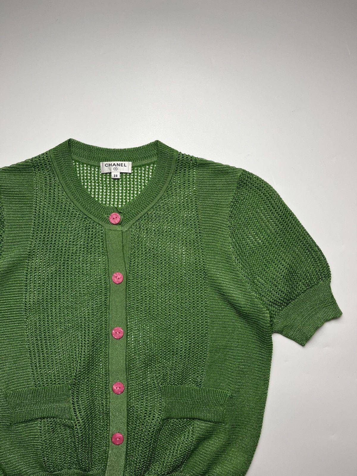 Chanel Chanel - Karl Lagerfeld era Open Knit Mesh Cardigan Size XS / US 0-2 / IT 36-38 - 3 Thumbnail