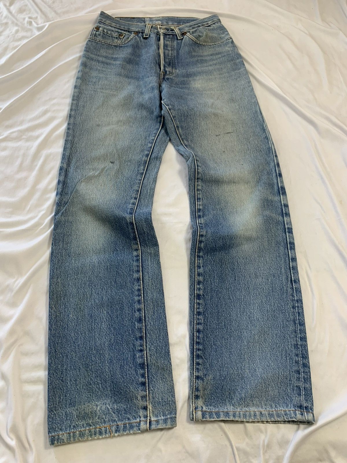 Levi's Vintage Clothing 80s levis 501 vintage jeans usa made Size US 27 - 5 Thumbnail