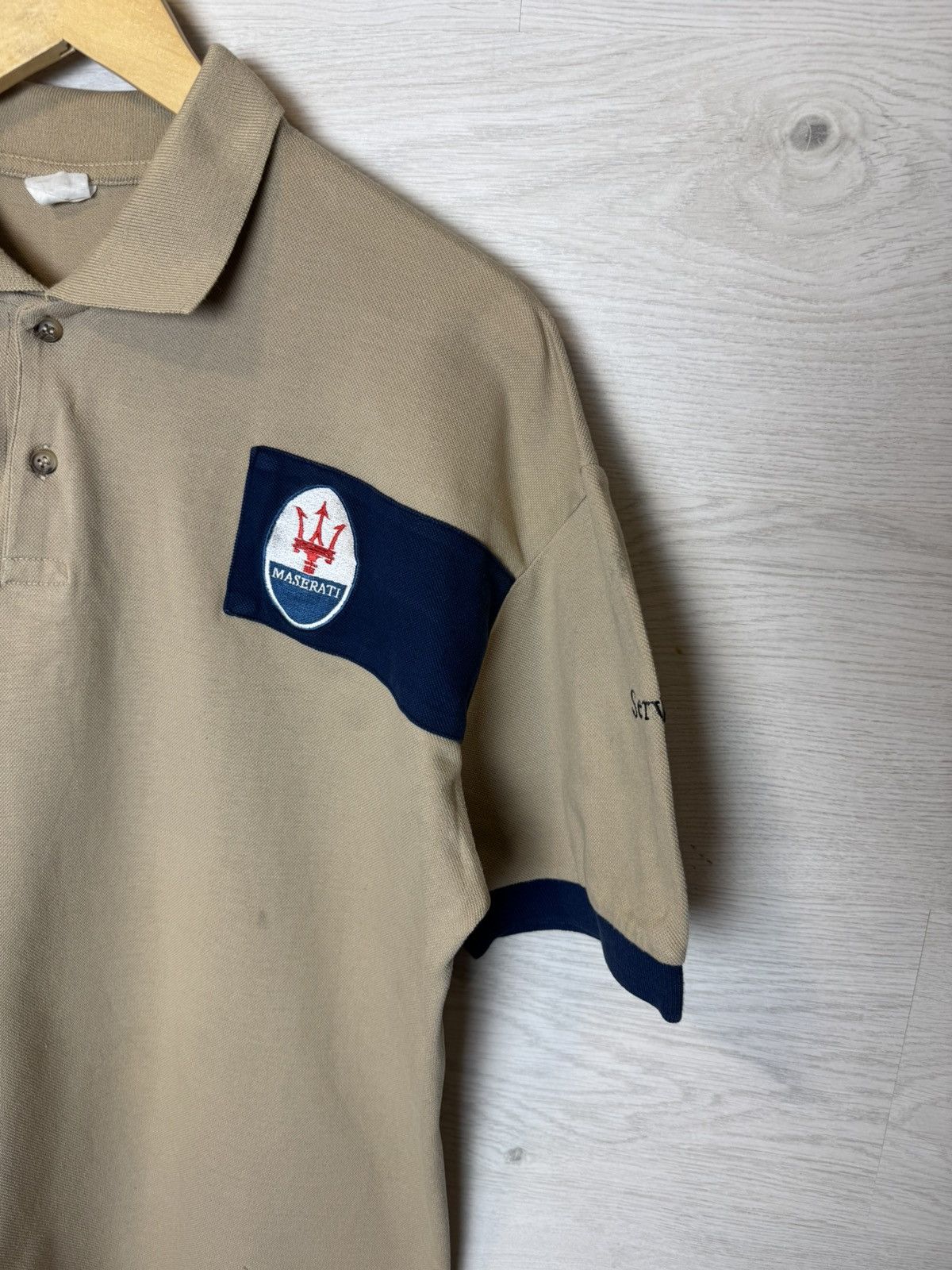 Ferrari Ferrari Maserati Polo T Shirt Service Racing Vintage Size US L / EU 52-54 / 3 - 2 Thumbnail