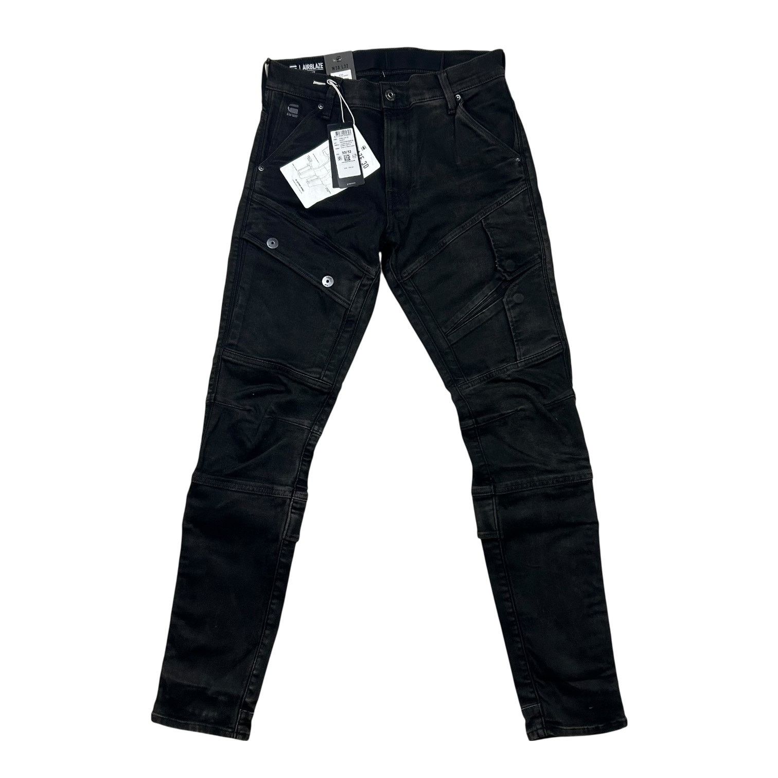 G-Star G-Star RAW Airblaze 3D Skinny Fit Black Jeans Size US 30 / EU 46 - 1 Thumbnail