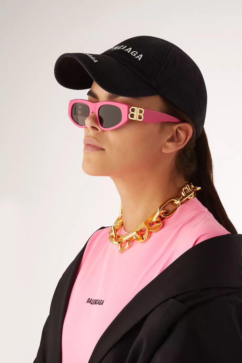 Balenciaga o1la1rc1a0724 Size: OS / Dynasty D-Frame Sunglasses Pink Size ONE SIZE - 2 Thumbnail