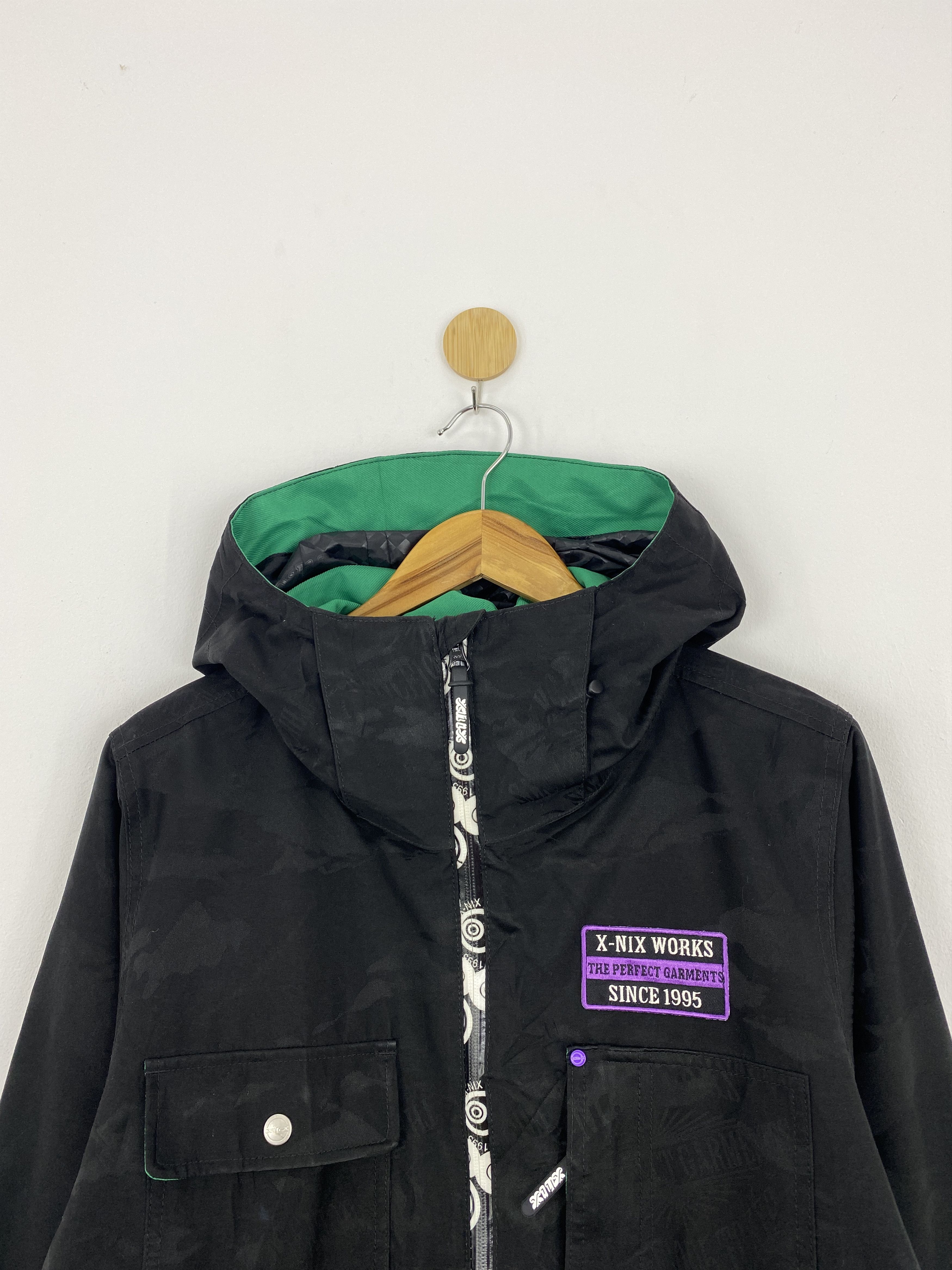 Japanese Brand Vintage Xnix Camouflage Snowboarding Ski Jacket J1817 Size US M / EU 48-50 / 2 - 3 Thumbnail