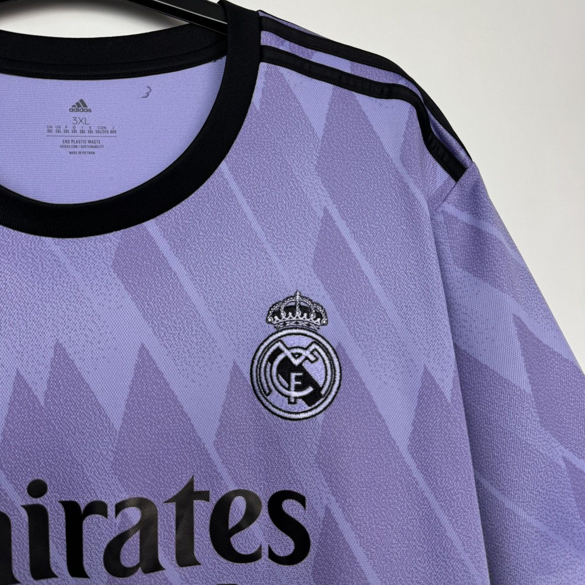 Adidas REAL MADRID 2022 2023 AWAY FOOTBAL SHIRT SOCCER JERSEY sz3XL Size US XXL / EU 58 / 5 - 8 Thumbnail