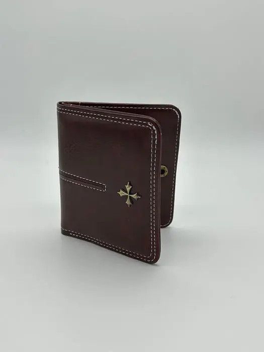 Japanese Brand × Vintage Y2K Leather Cross Wallet (burgundy) Size ONE SIZE - 5 Thumbnail