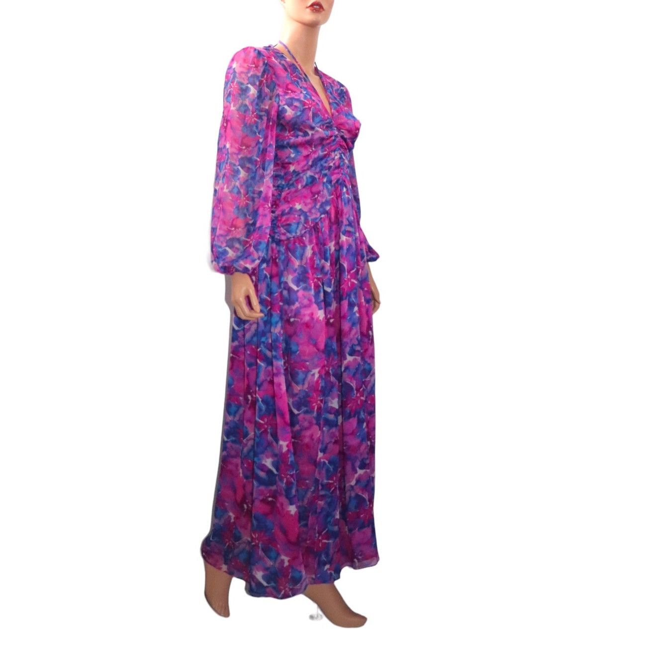 MISA Los Angeles MISA Los Angeles Imelda Floral Chiffon Maxi Dress Size Small Size S / US 4 / IT 40 - 2 Thumbnail