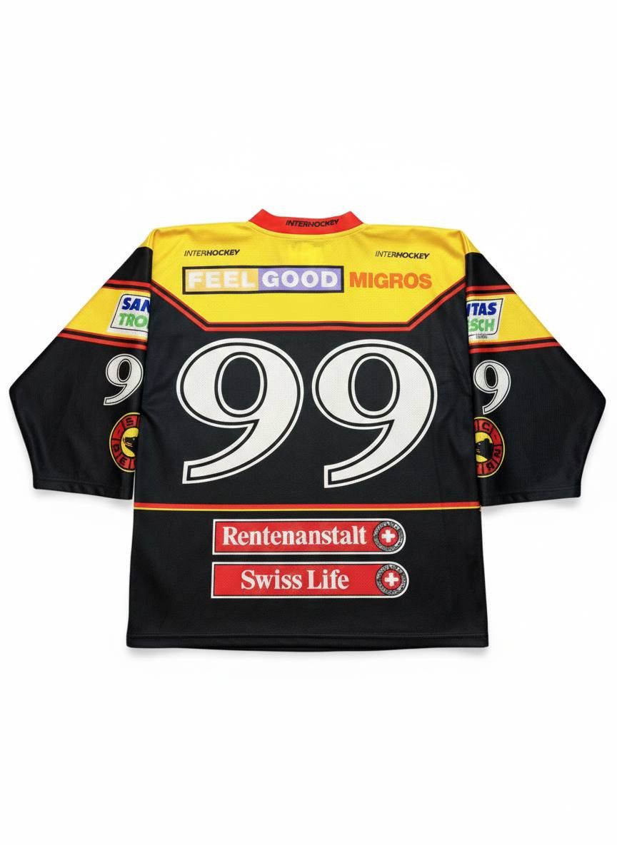 Vintage Vintage SC Bern Swiss Ice Hockey Jersey #99 - Made in Italy Size US L / EU 52-54 / 3 - 2 Thumbnail