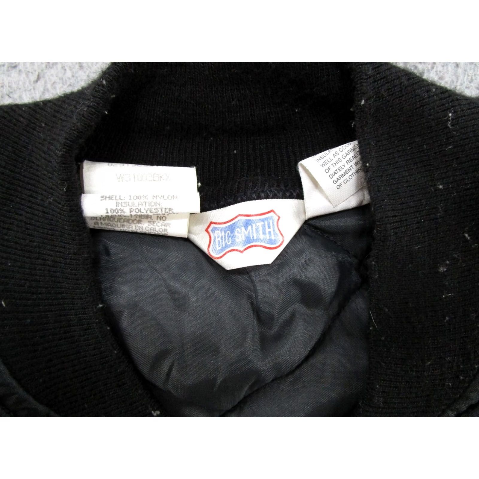 Vintage VTG 90s Big Smith Vest Sz 2XL Black Quilted Full Zip Workwear Hiking Hunting Vest Mens Size US XXL / EU 58 / 5 - 3 Thumbnail
