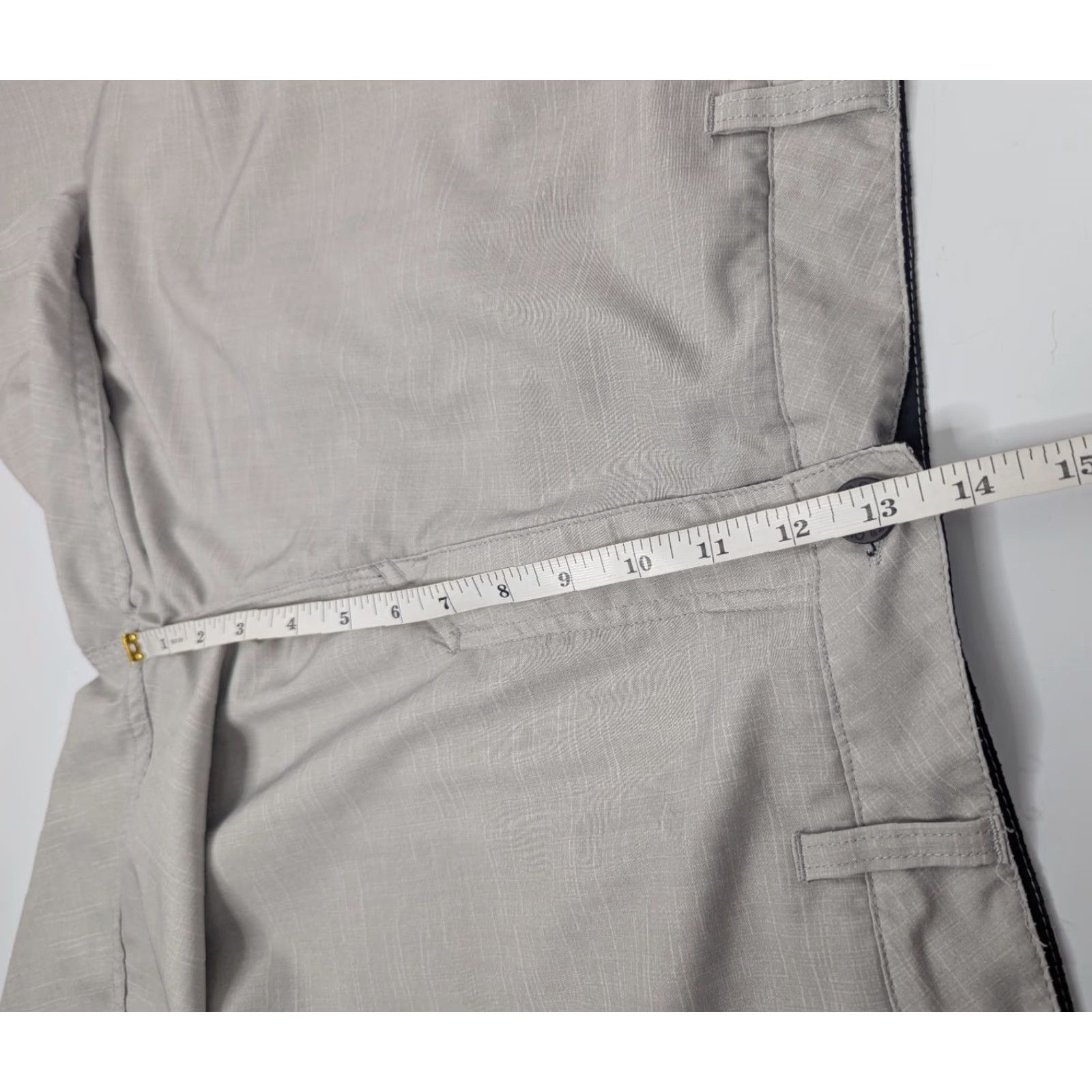 Quiksilver Quiksilver Men Shorts 40 Gray Chino Casual Stretch Flat Front Beach Regular Size US 40 / EU 56 - 3 Thumbnail