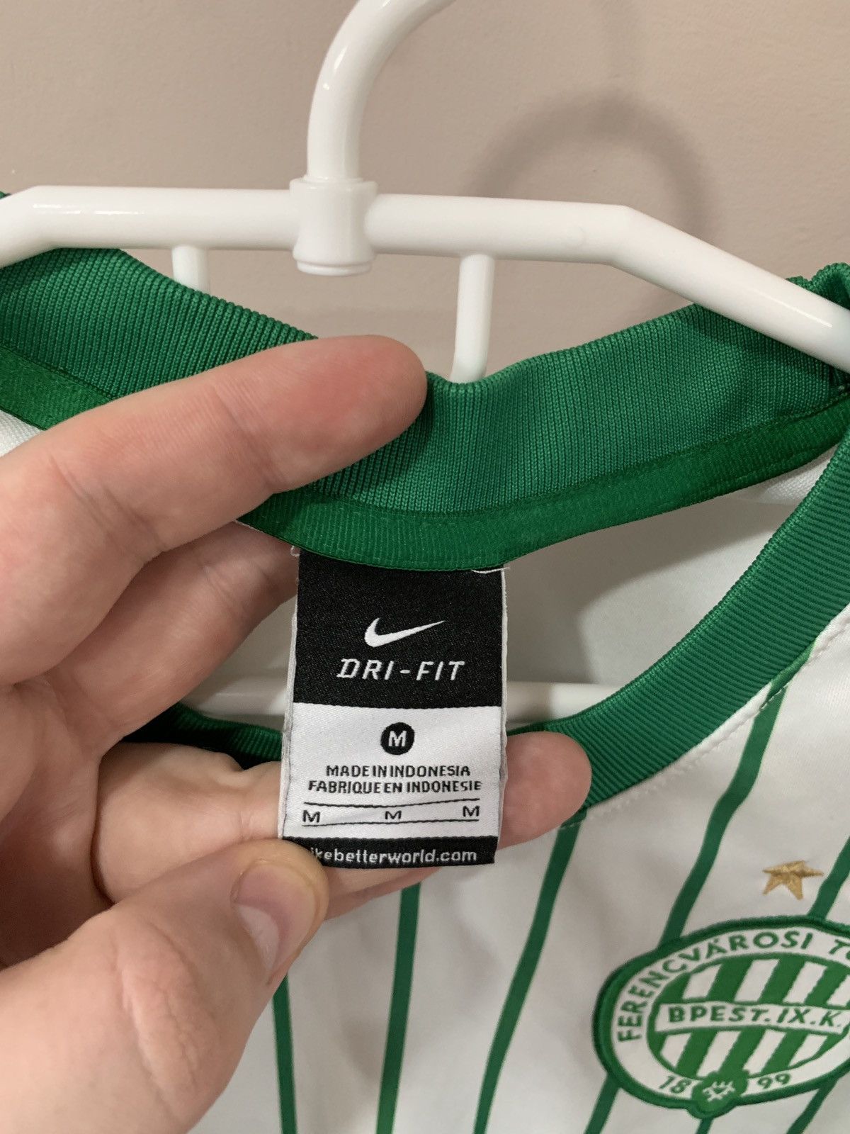 Nike Ferencvaros 2011/13 Home Football Shirt Nike Soccer Jersey M Size US M / EU 48-50 / 2 - 11 Thumbnail