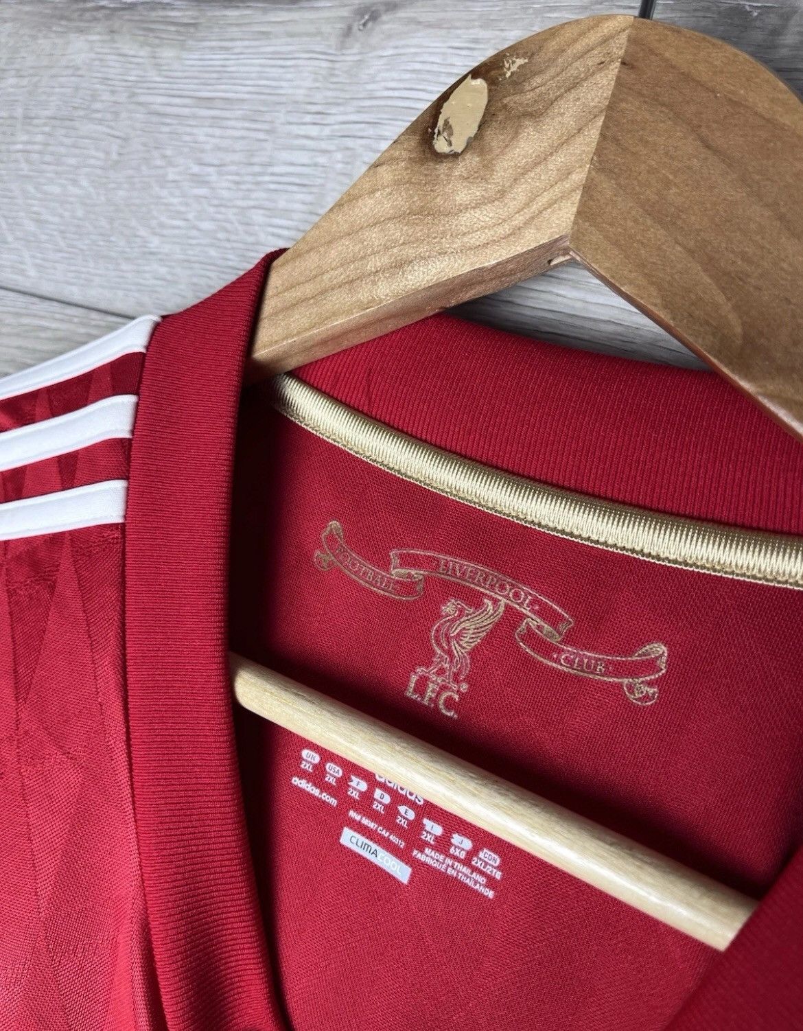 Vintage Vintage soccer jersey Adidas FC Liverpool size 2xl 09/10s Size US XXL / EU 58 / 5 - 5 Thumbnail