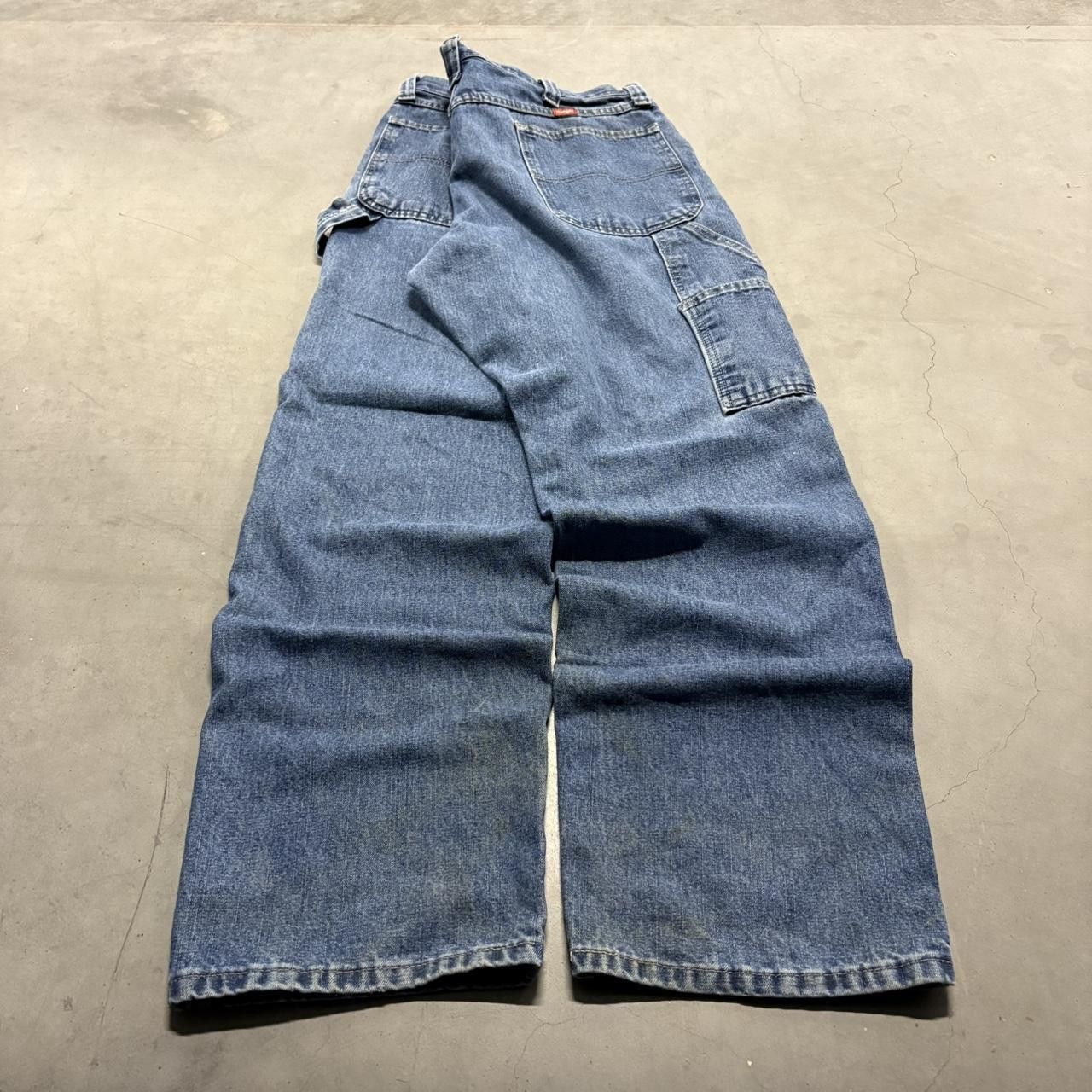 Vintage Crazy Vintage Y2K/2000s Baggy Wideleg Skater Style Carpenter Medium Wash Denim Jeans! Size US 36 / EU 52 - 6 Thumbnail