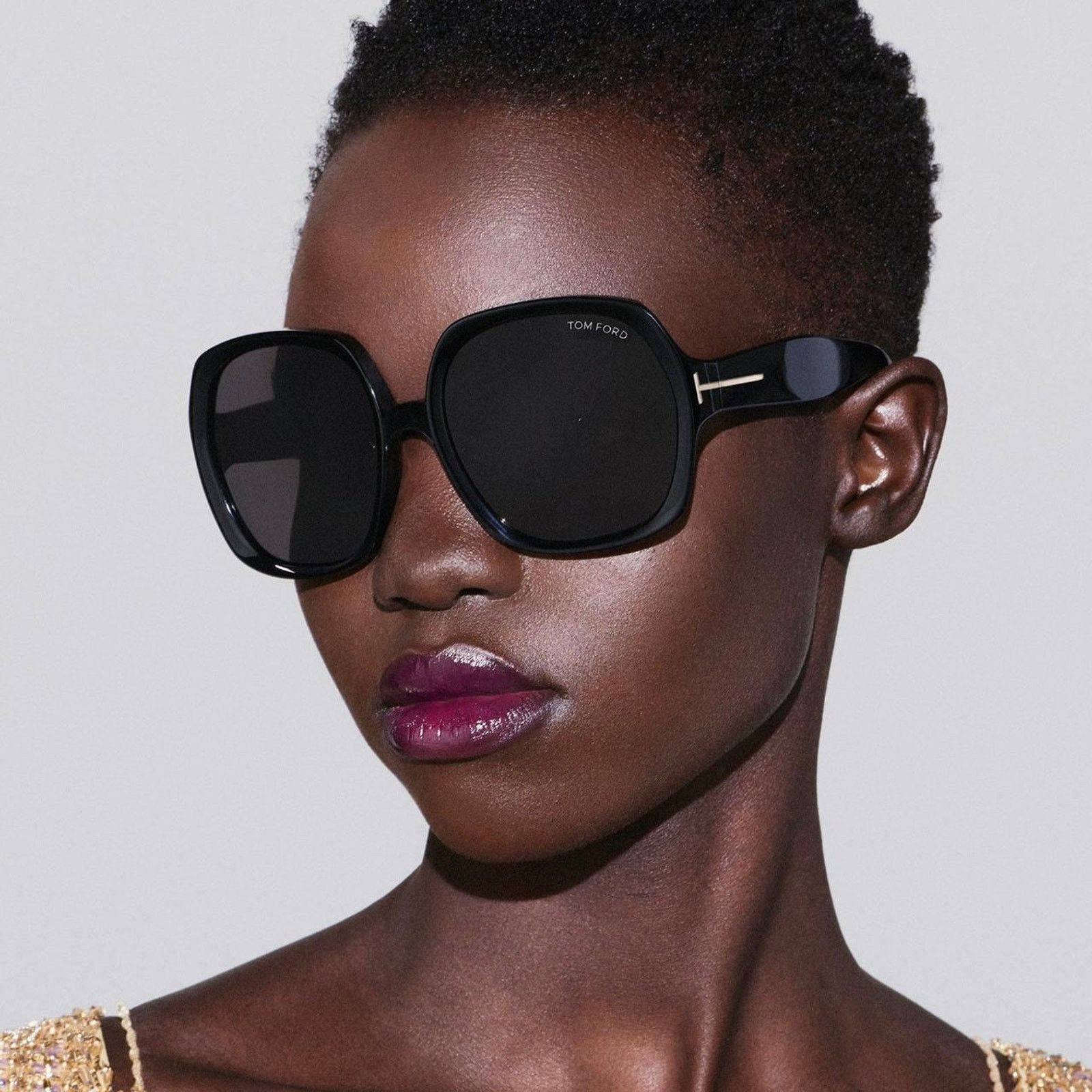 Tom Ford New, TOM FORD Saffron Sunglasses TF1221 52E Authentic Size ONE SIZE - 3 Thumbnail