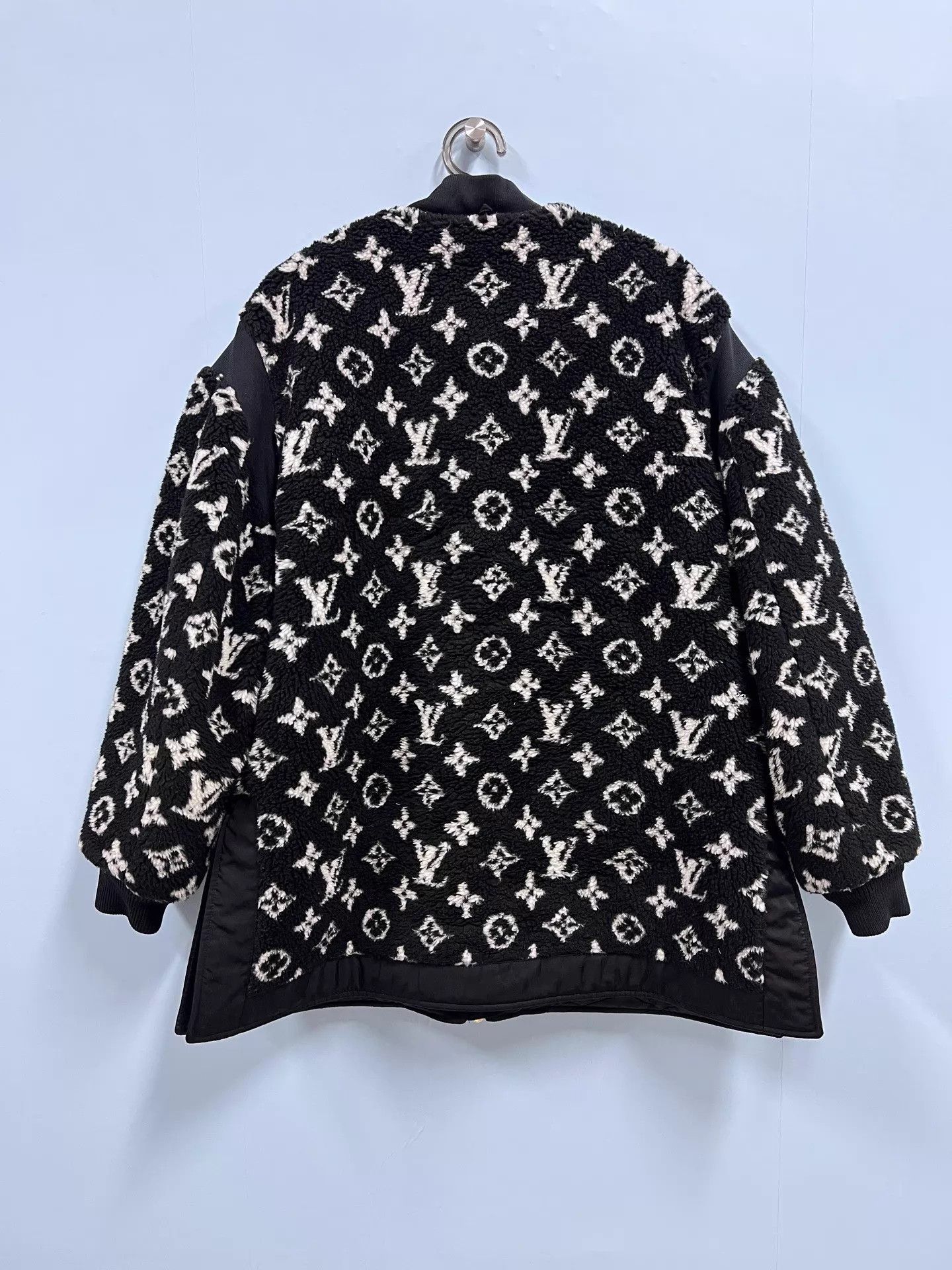 Louis Vuitton LV Monogram Allover Print Teddy Jacket 38 C03032 Size S / US 4 / IT 40 - 2 Thumbnail