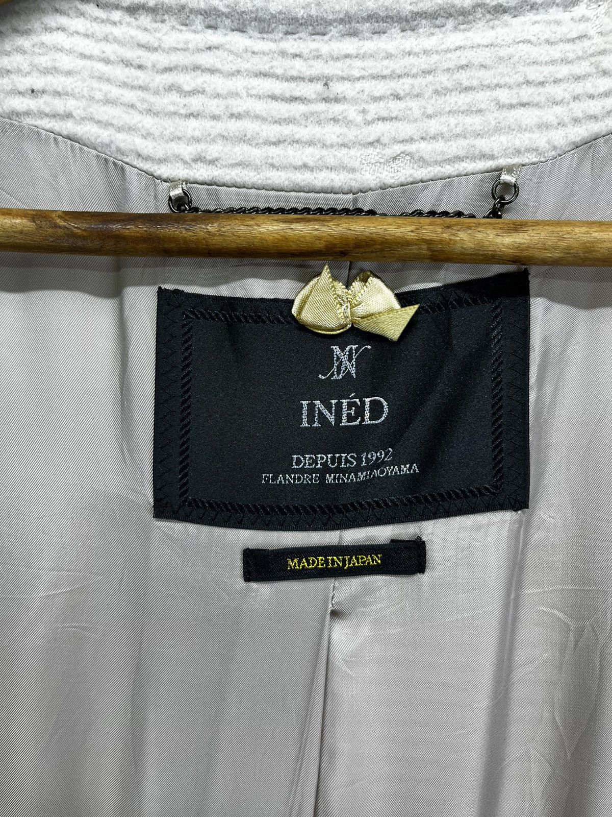 Yohji Yamamoto Ined by Yohji Yamamoto Button Up Wool Jacket Size M / US 6-8 / IT 42-44 - 7 Thumbnail